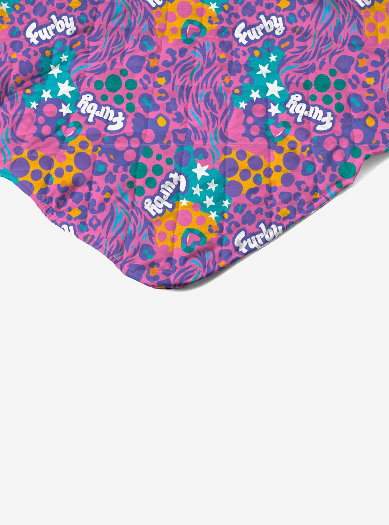Furby World Quilted Throw Blanket