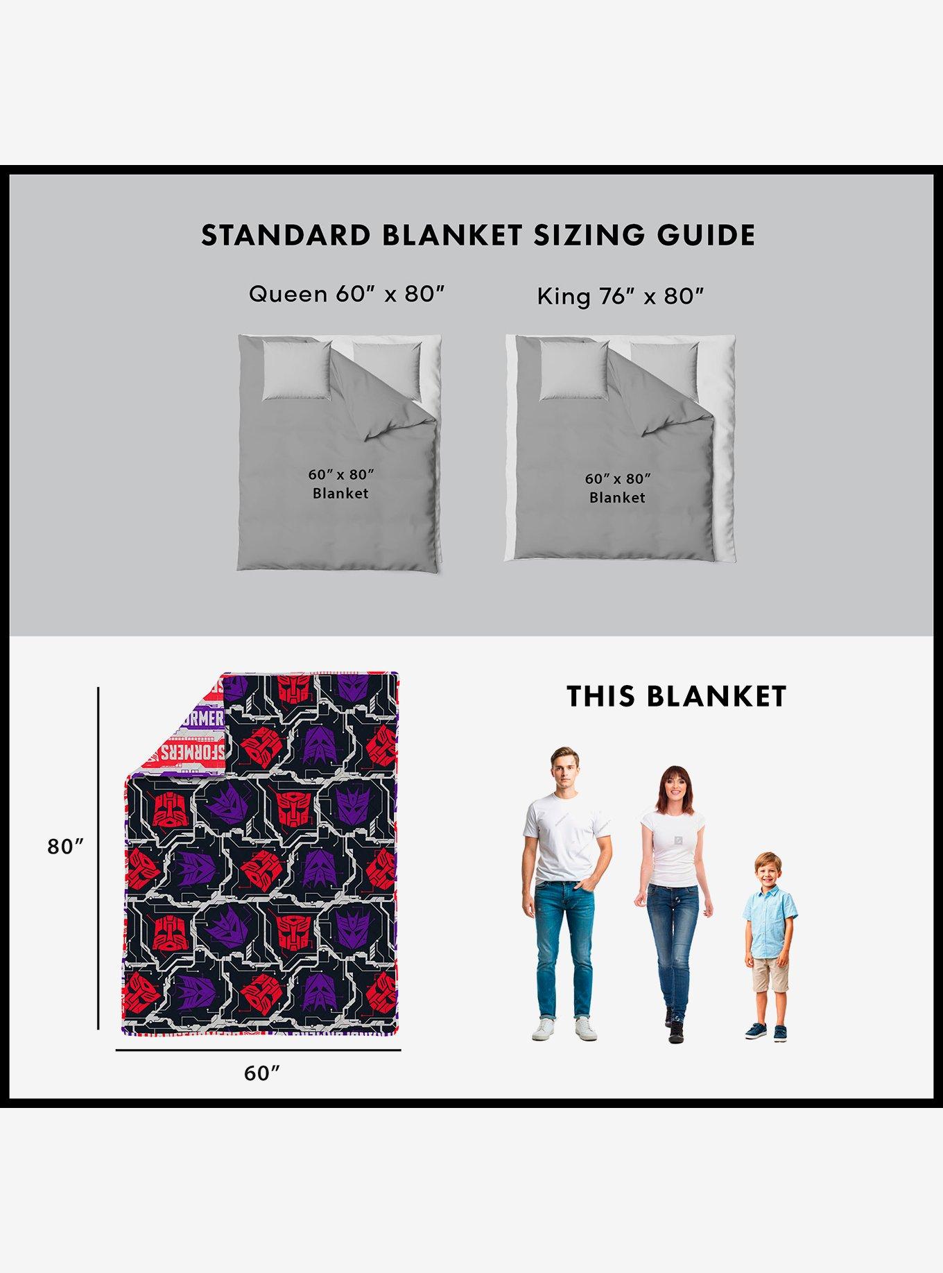 Transformers Transformer Logo Quilted Throw Blanket, , alternate