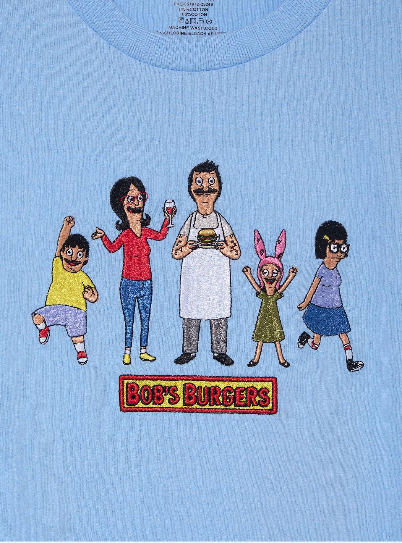Bob's Burgers Belcher Family Embroidered T-Shirt Plus Size, , hi-res