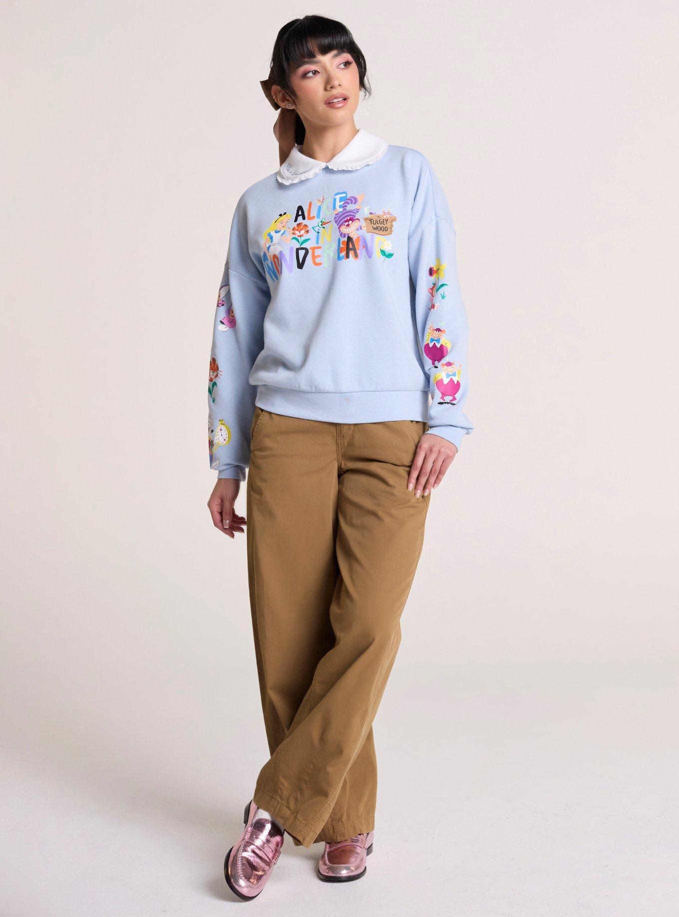 Her Universe Disney Alice In Wonderland Collared Sweatshirt Her Universe Exclusive, , hi-res