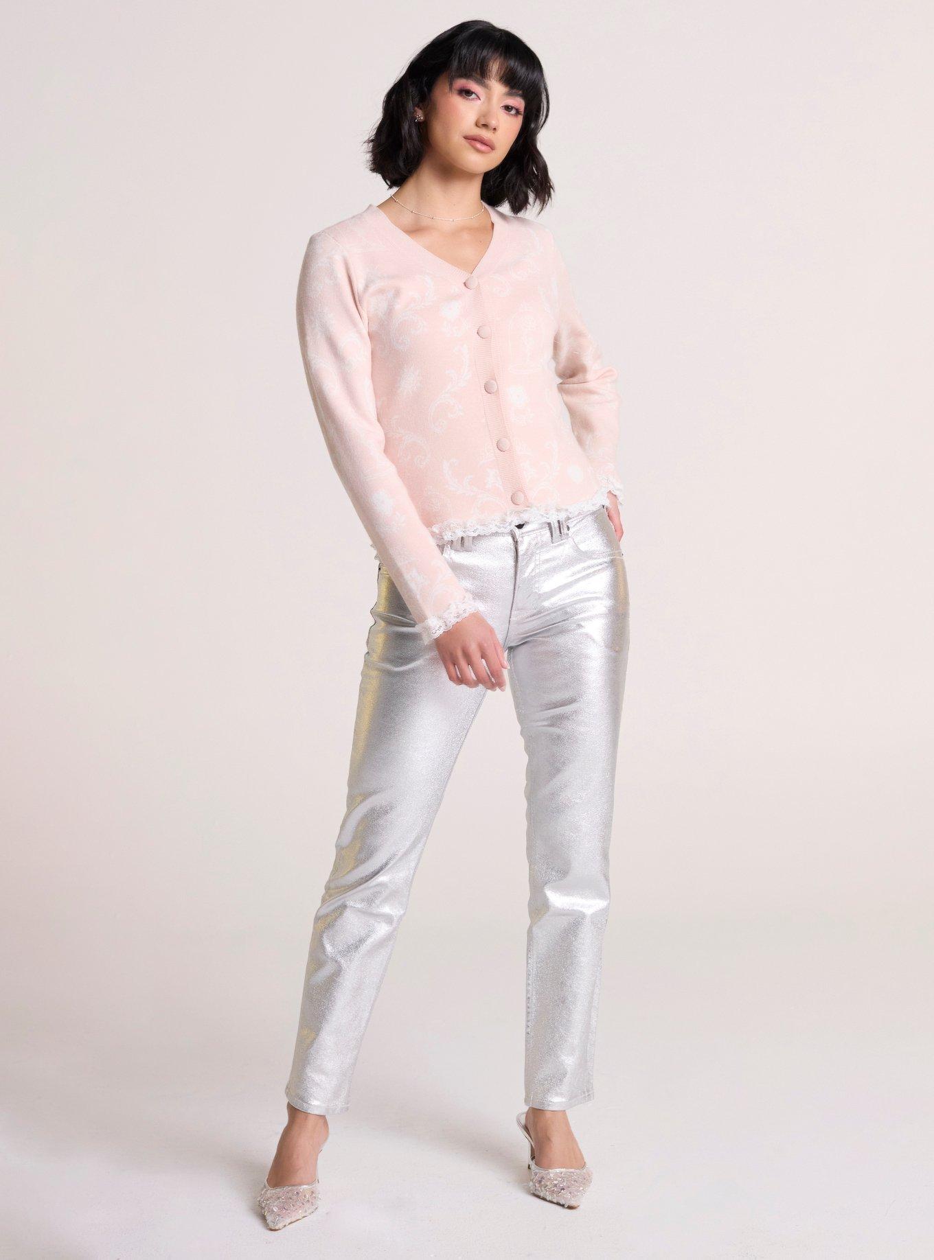 Her Universe Disney Princess Icons Lace Trim Cardigan Her Universe Exclusive, , hi-res