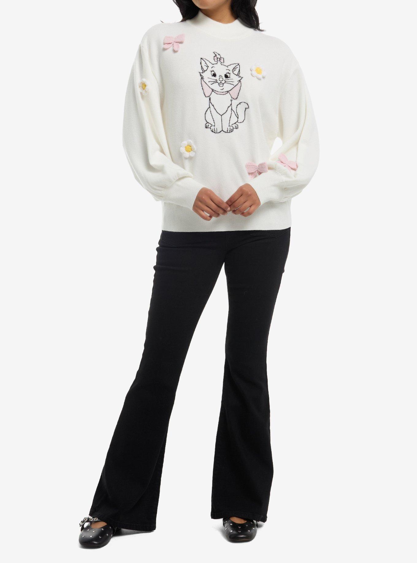 Her Universe Disney The Aristocats Marie 3D Icons Sweater Her Universe Exclusive, , hi-res