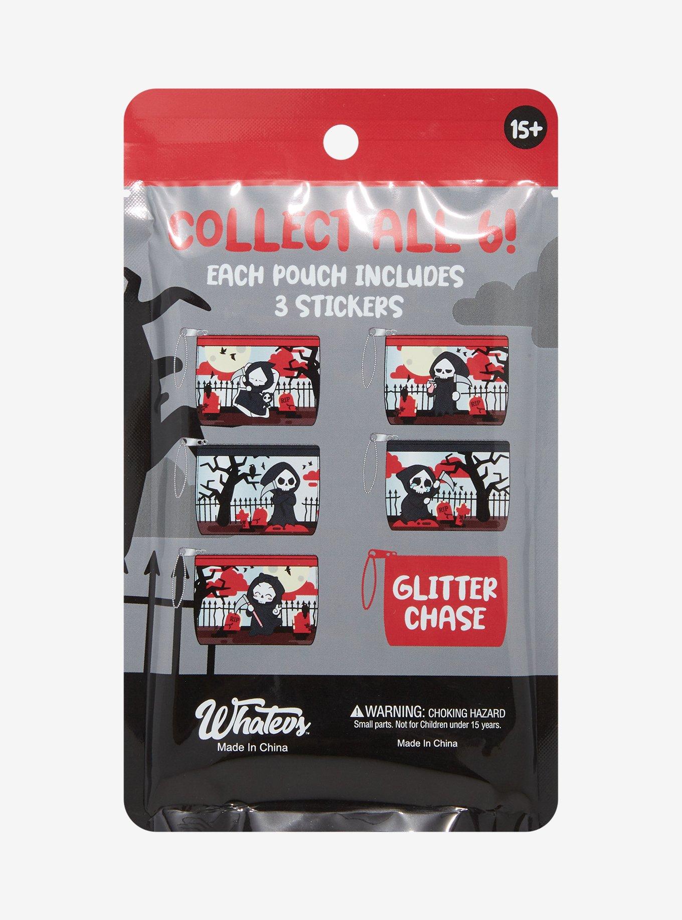 Deadly Cute Grim Reaper Blind Bag Coin Purse & Sticker Set Hot Topic Exclusive, , alternate