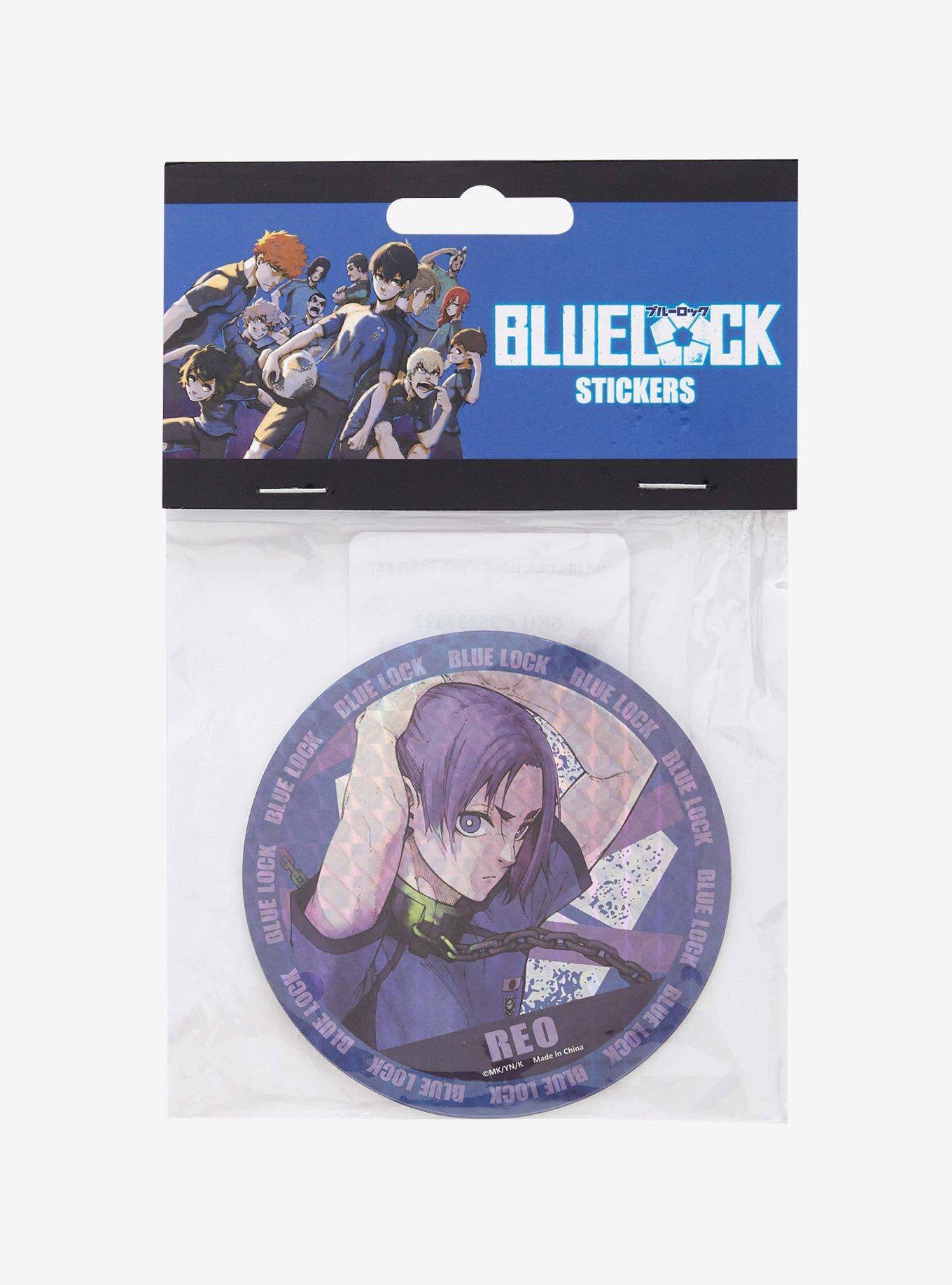 Blue Lock Holographic Circle Sticker Set, , alternate