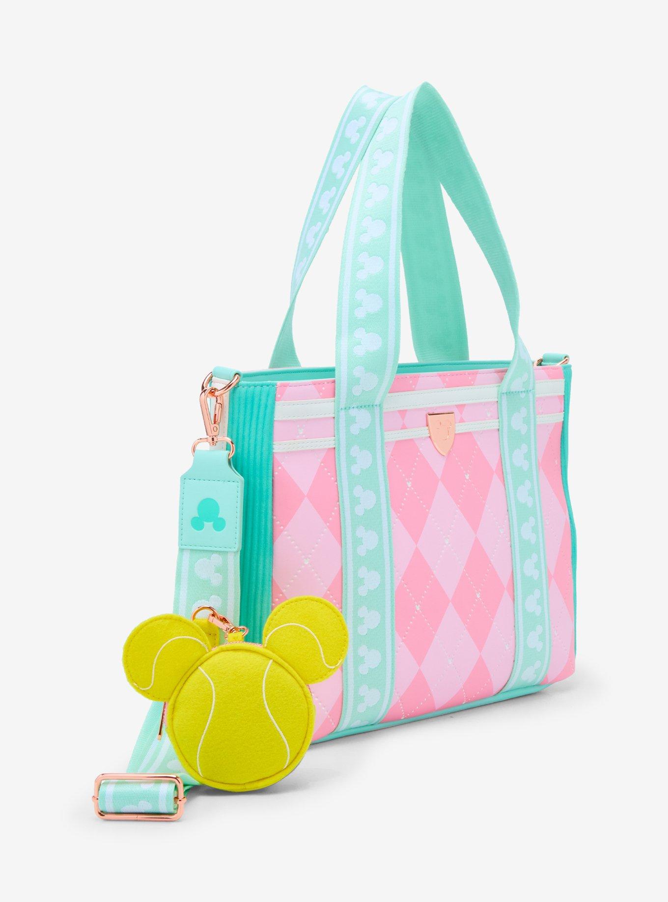 Loungefly Disney Mickey Mouse Pastel Tennis Tote Bag, , hi-res