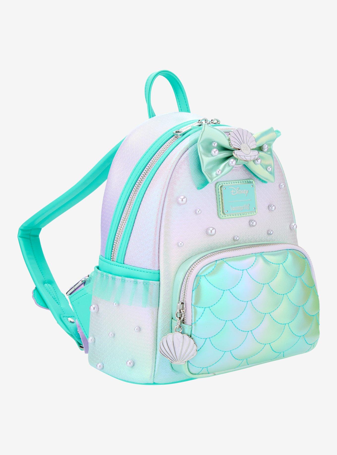 Loungefly Disney The Little Mermaid Iridescent Shell Mini Backpack, , hi-res