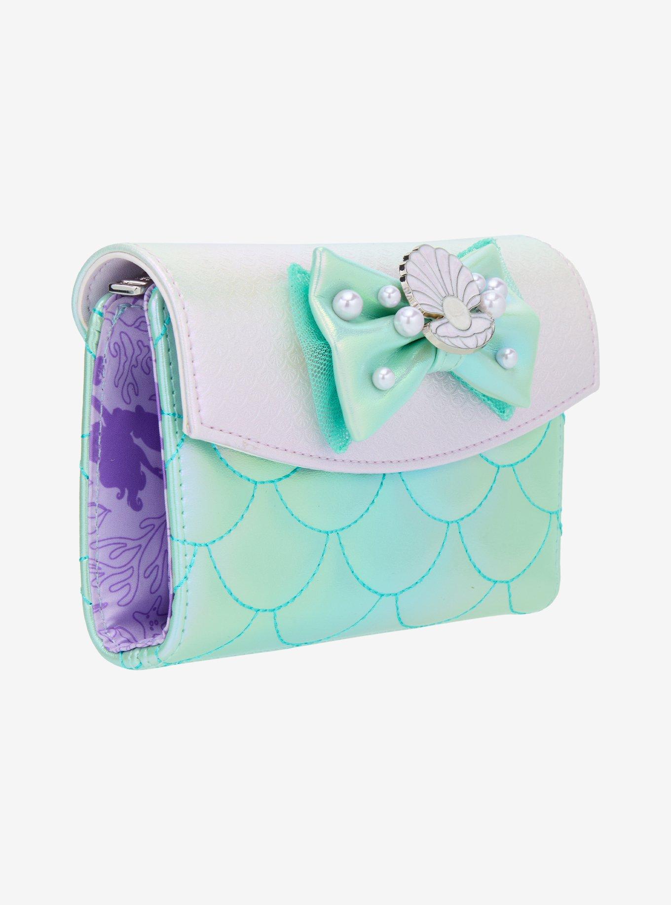 Loungefly Disney The Little Mermaid Iridescent Shell Wallet, , hi-res