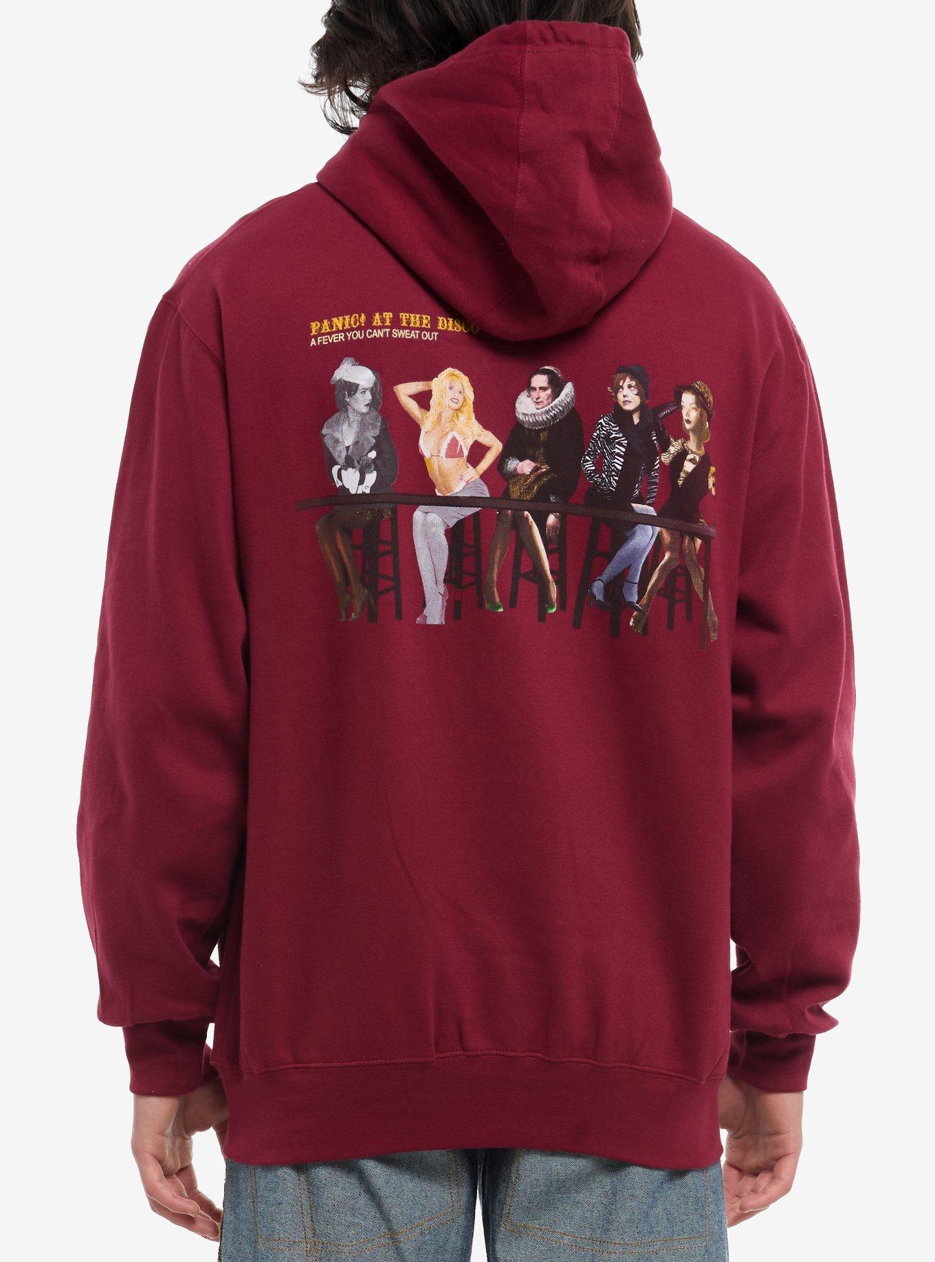 Panic! At The Disco A Fever You Can't Sweat Out Hoodie, BURGUNDY, alternate
