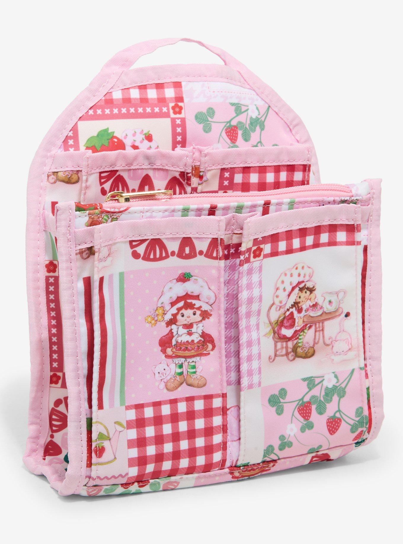 Strawberry Shortcake Berry Patchwork Mini Backpack Organizer &mdash; BoxLunch Exclusive, , hi-res