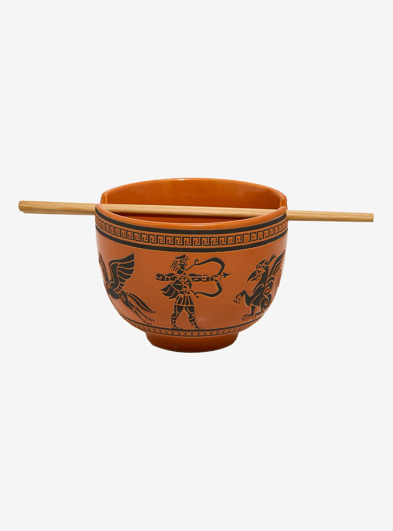 Disney Hercules Greek Pottery Ramen Bowl with Chopsticks - BoxLunch Exclusive, , hi-res