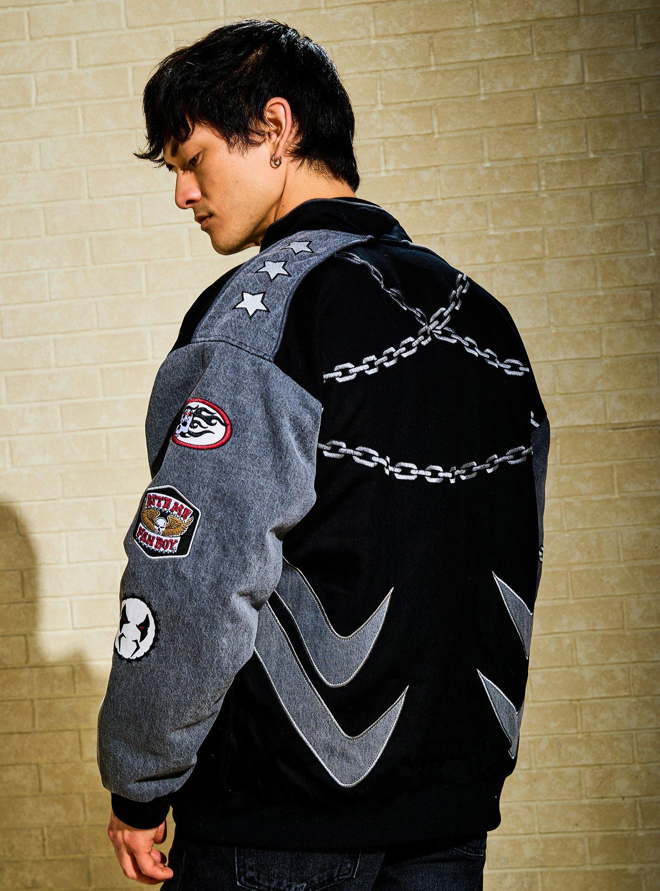 DC Comics Supergirl Lobo Moto Jacket &mdash; BoxLunch Exclusive, , hi-res