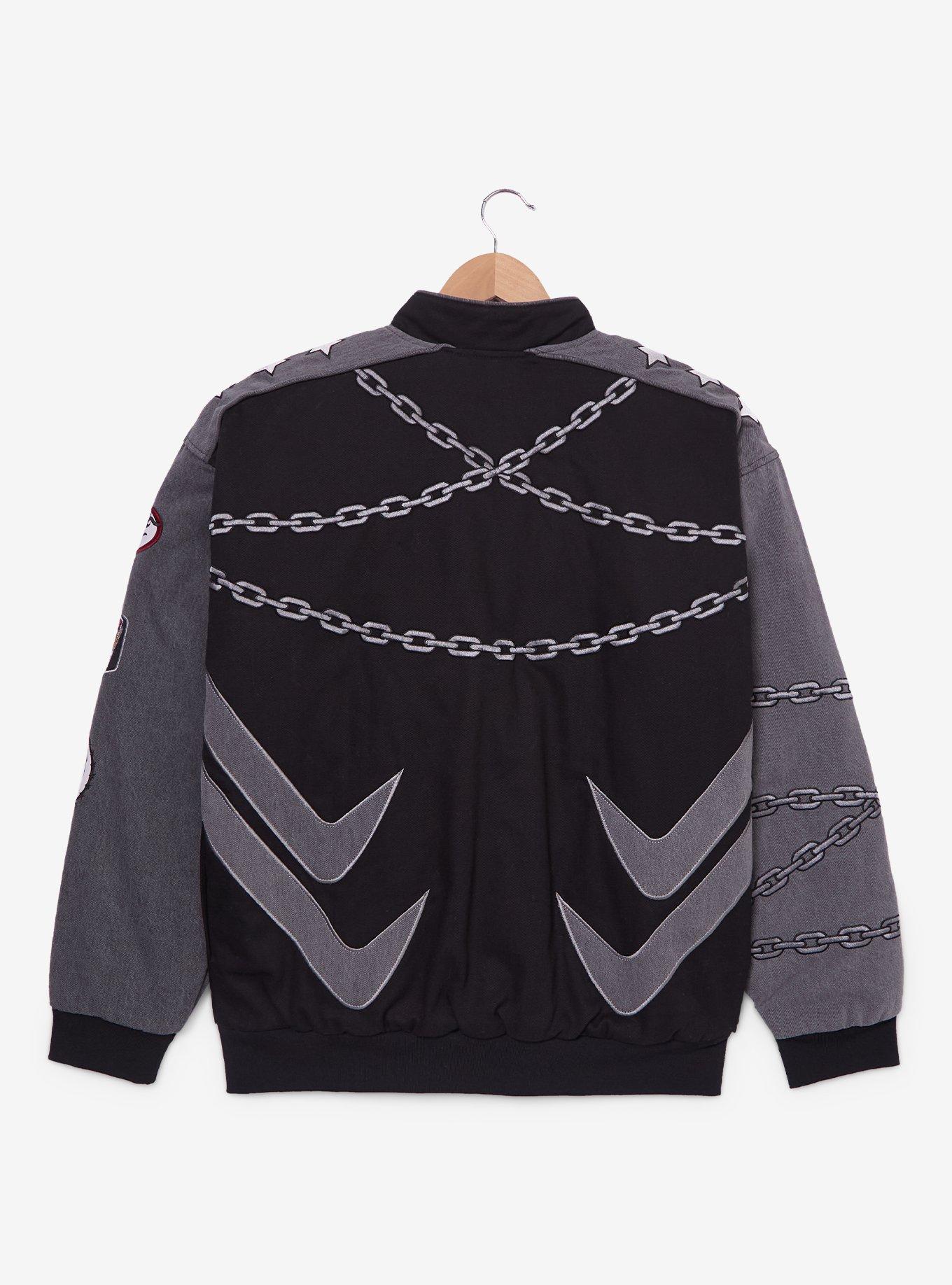 DC Comics Supergirl Lobo Moto Jacket &mdash; BoxLunch Exclusive, BLACK, alternate