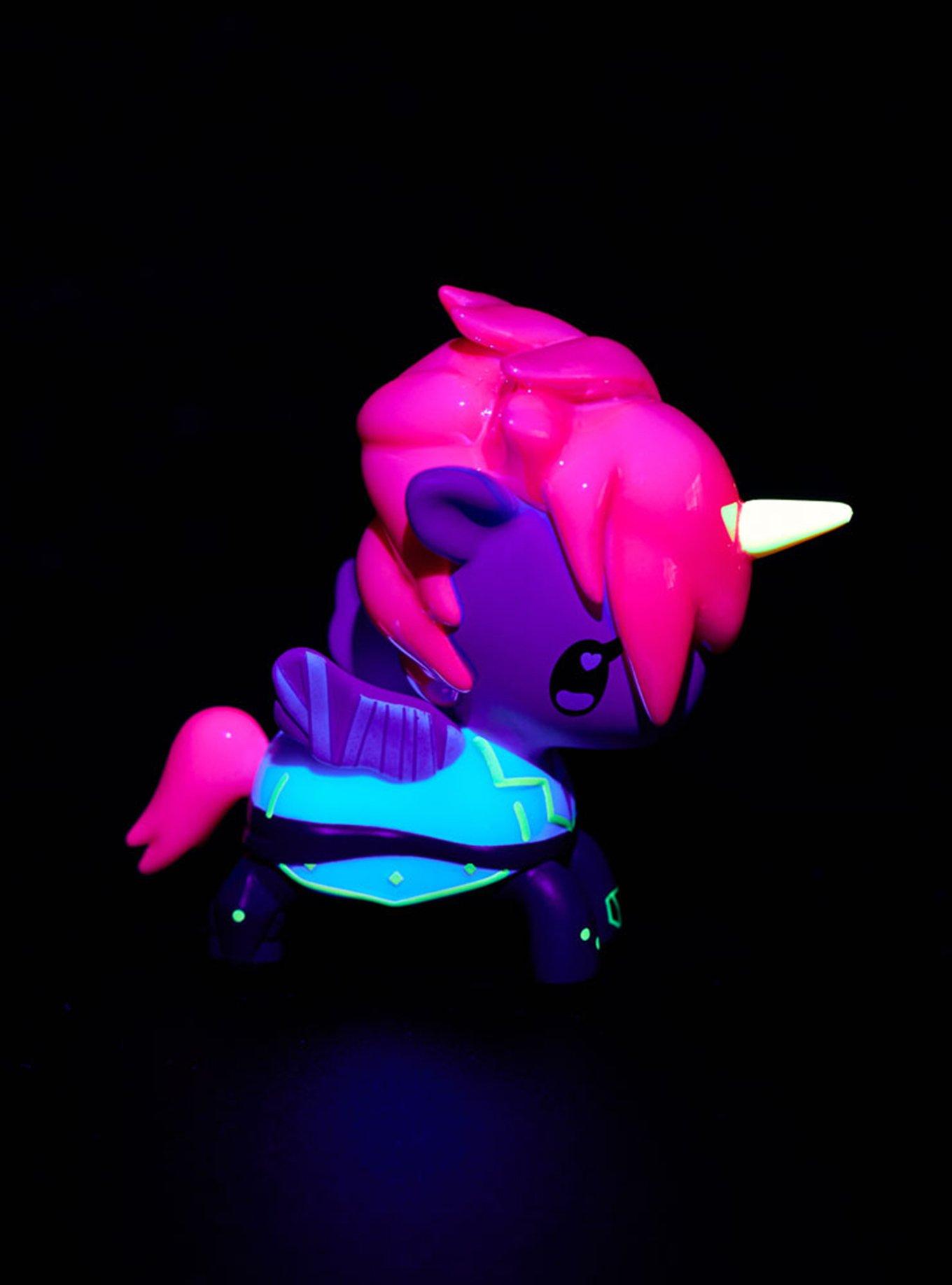 Tokidoki X Arcane Unicorno Black Light Chrome Blind Box Figure, , alternate