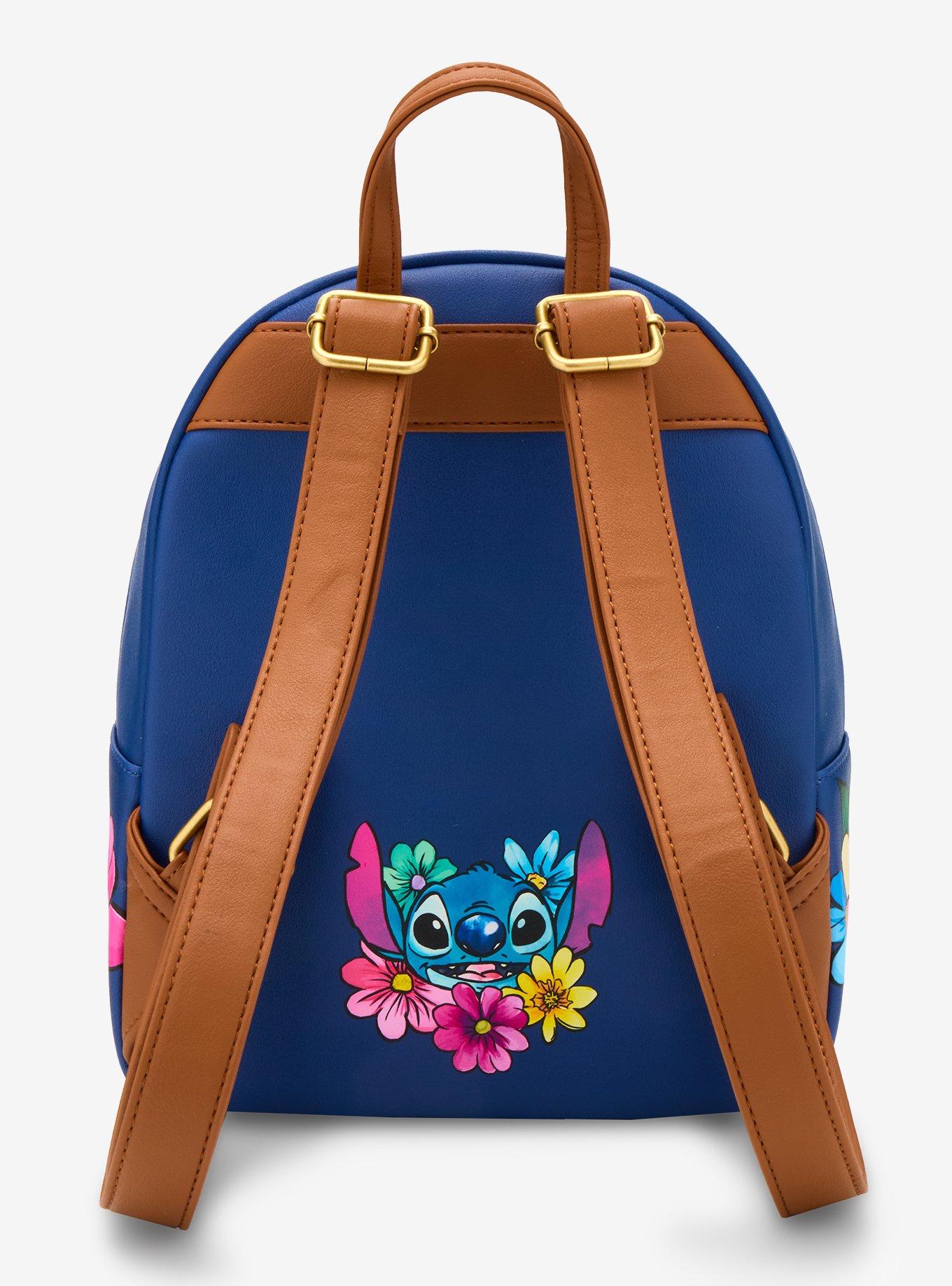 Loungefly Disney Stitch Flowers Mini Backpack, , alternate