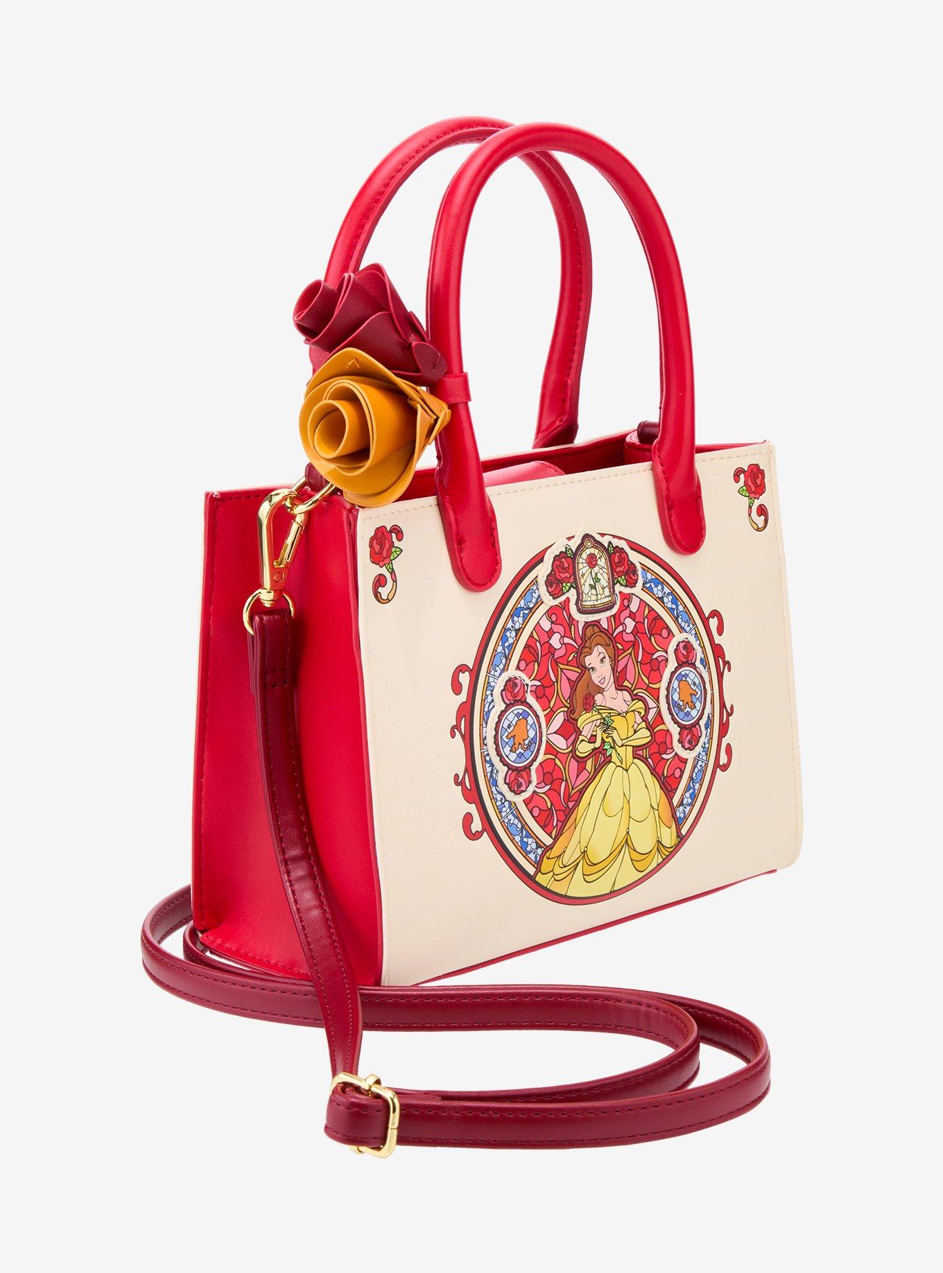 Loungefly Beauty and the Beast Belle Stained Glass Portrait Crossbody Bag- BoxLunch Exclusive