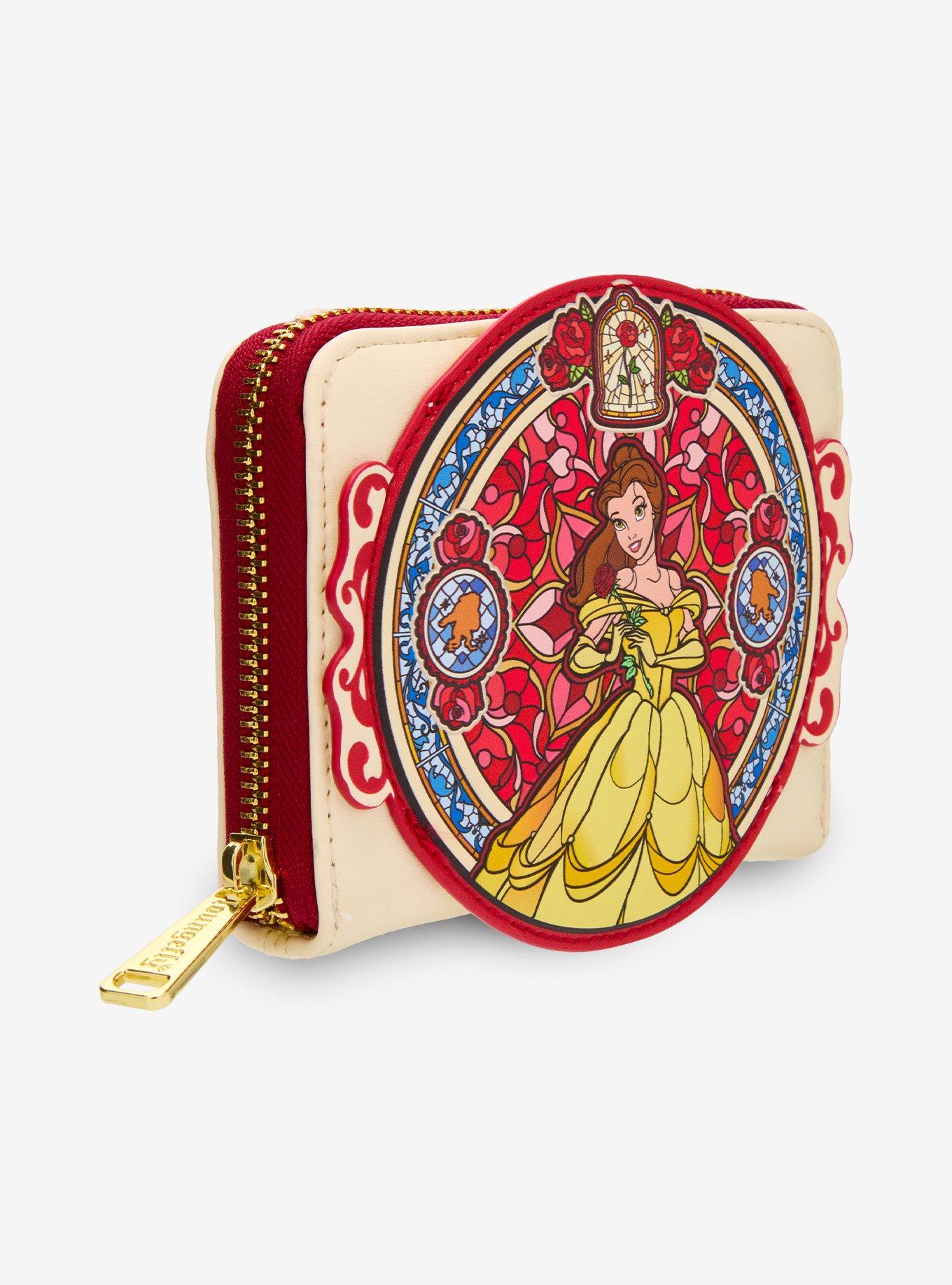 Loungefly Disney Beauty and the Beast Belle Stained Glass Portrait Wallet- BoxLunch Exclusive
