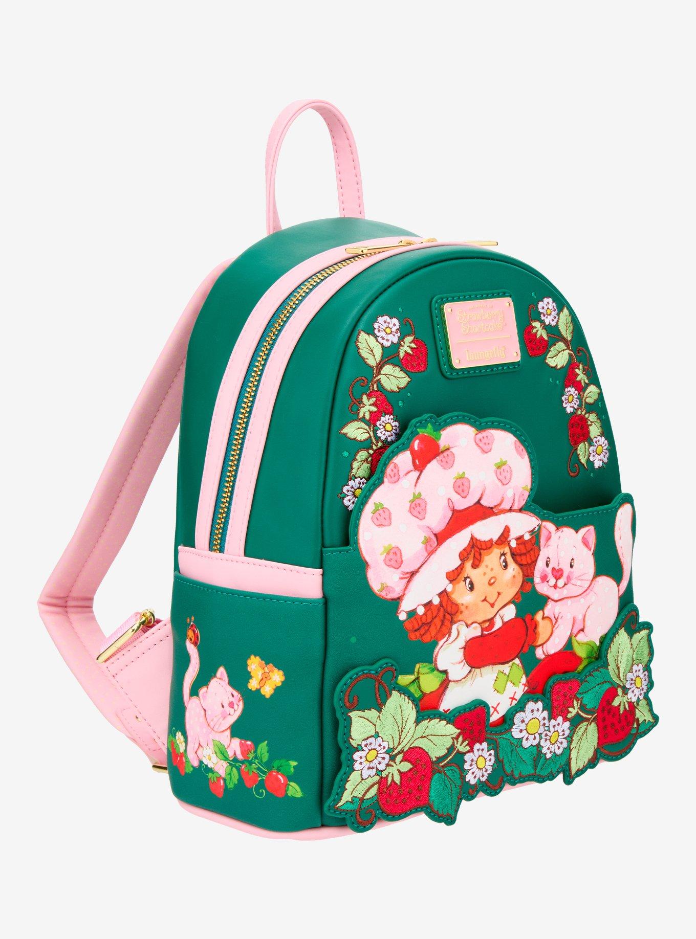 Loungefly Strawberry Shortcake Custard & Strawberry Embroidered Mini Backpack - BoxLunch Exclusive