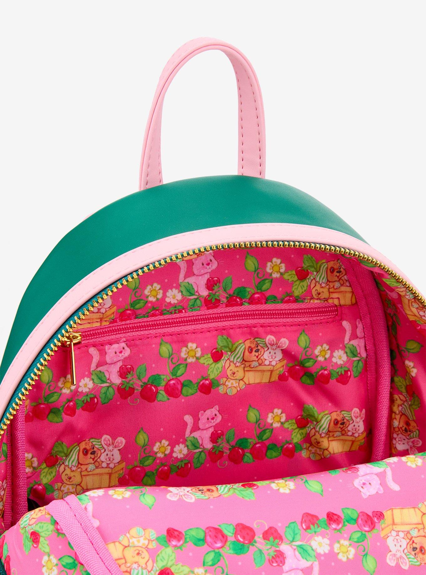 Loungefly Strawberry Shortcake Custard & Strawberry Embroidered Mini Backpack - BoxLunch Exclusive, , alternate
