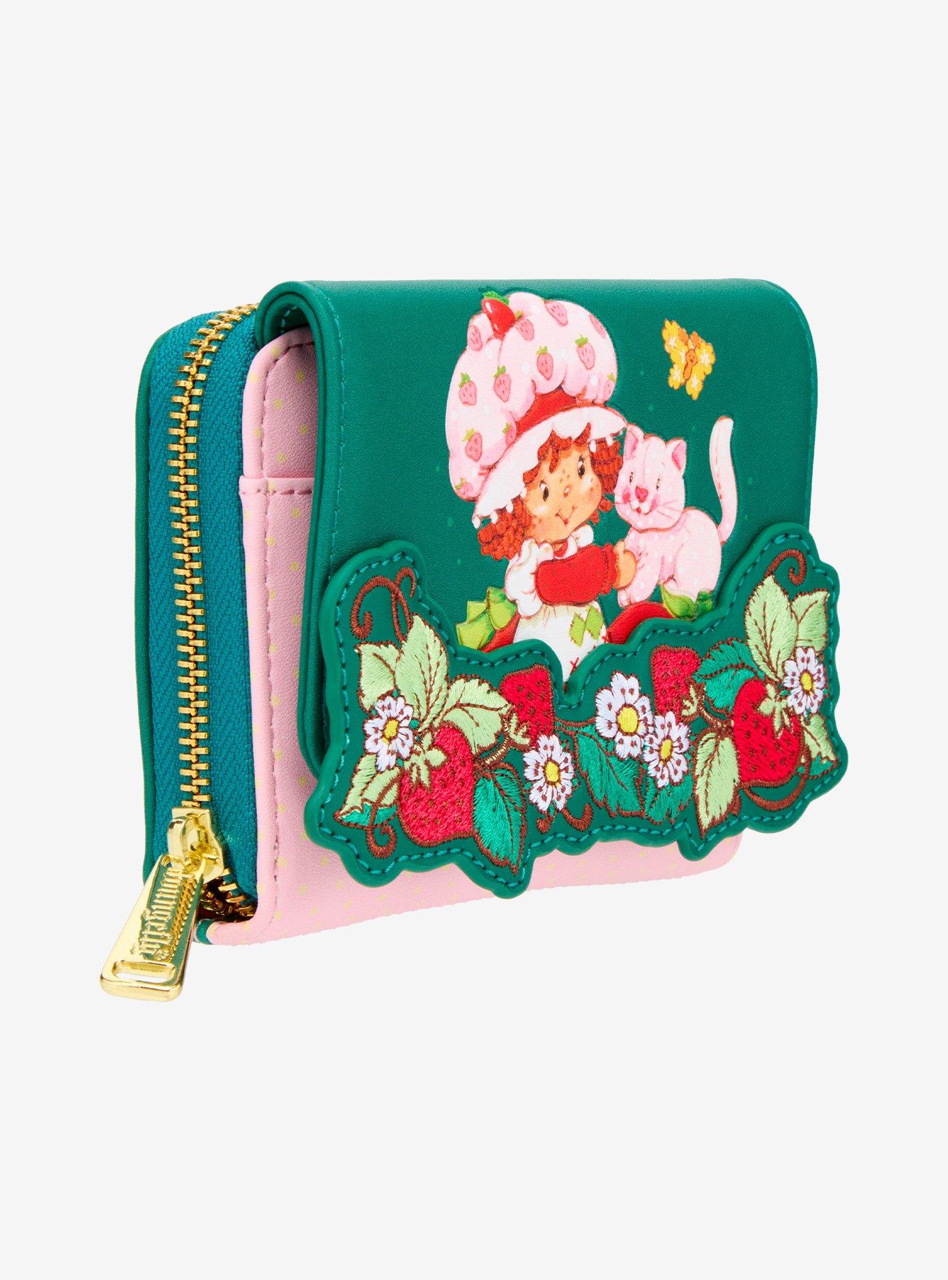Loungefly Strawberry Shortcake Custard & Strawberry Embroidered Wallet - BoxLunch Exclusive