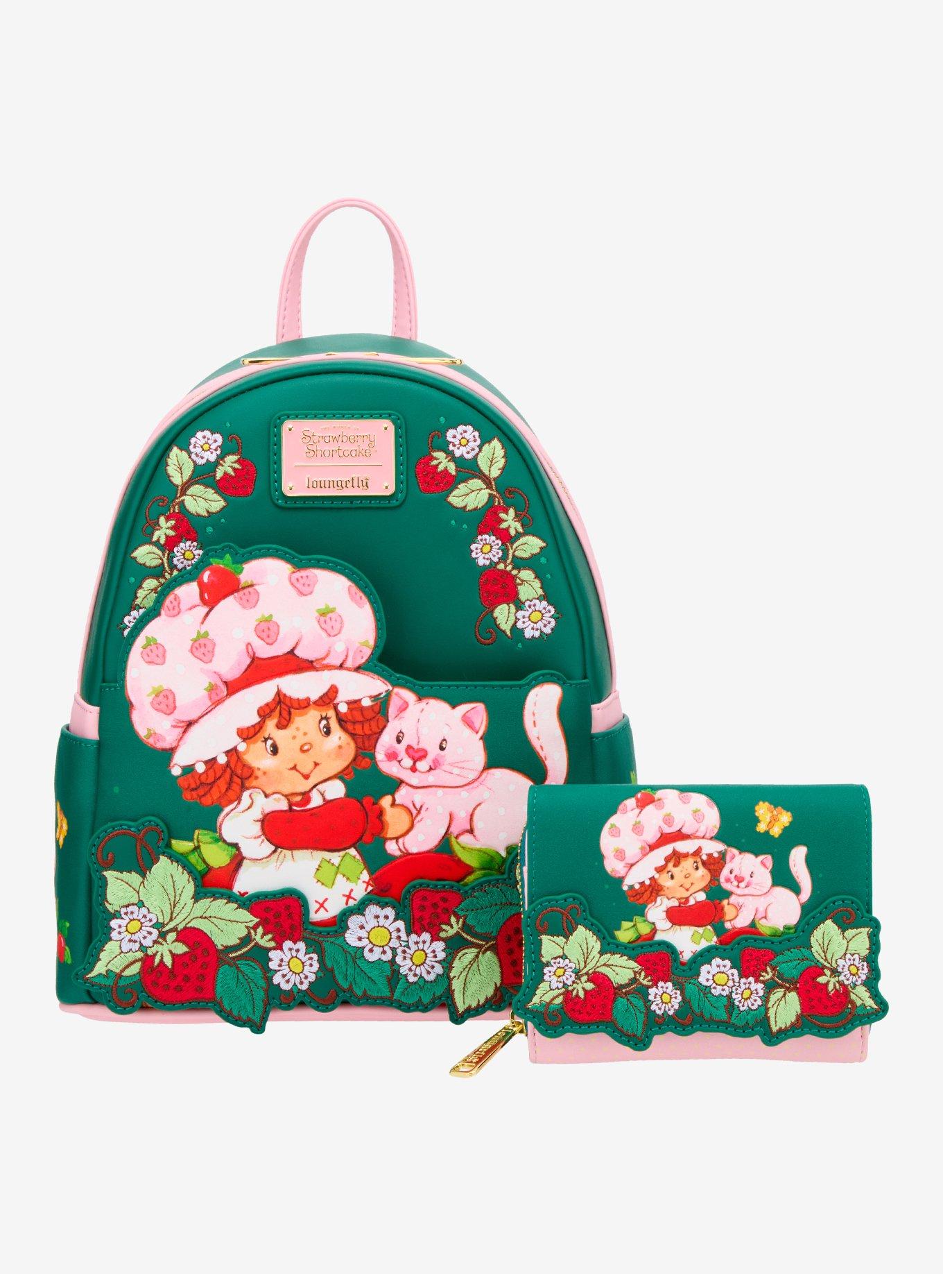 Loungefly Strawberry Shortcake Custard & Strawberry Embroidered Wallet - BoxLunch Exclusive, , alternate