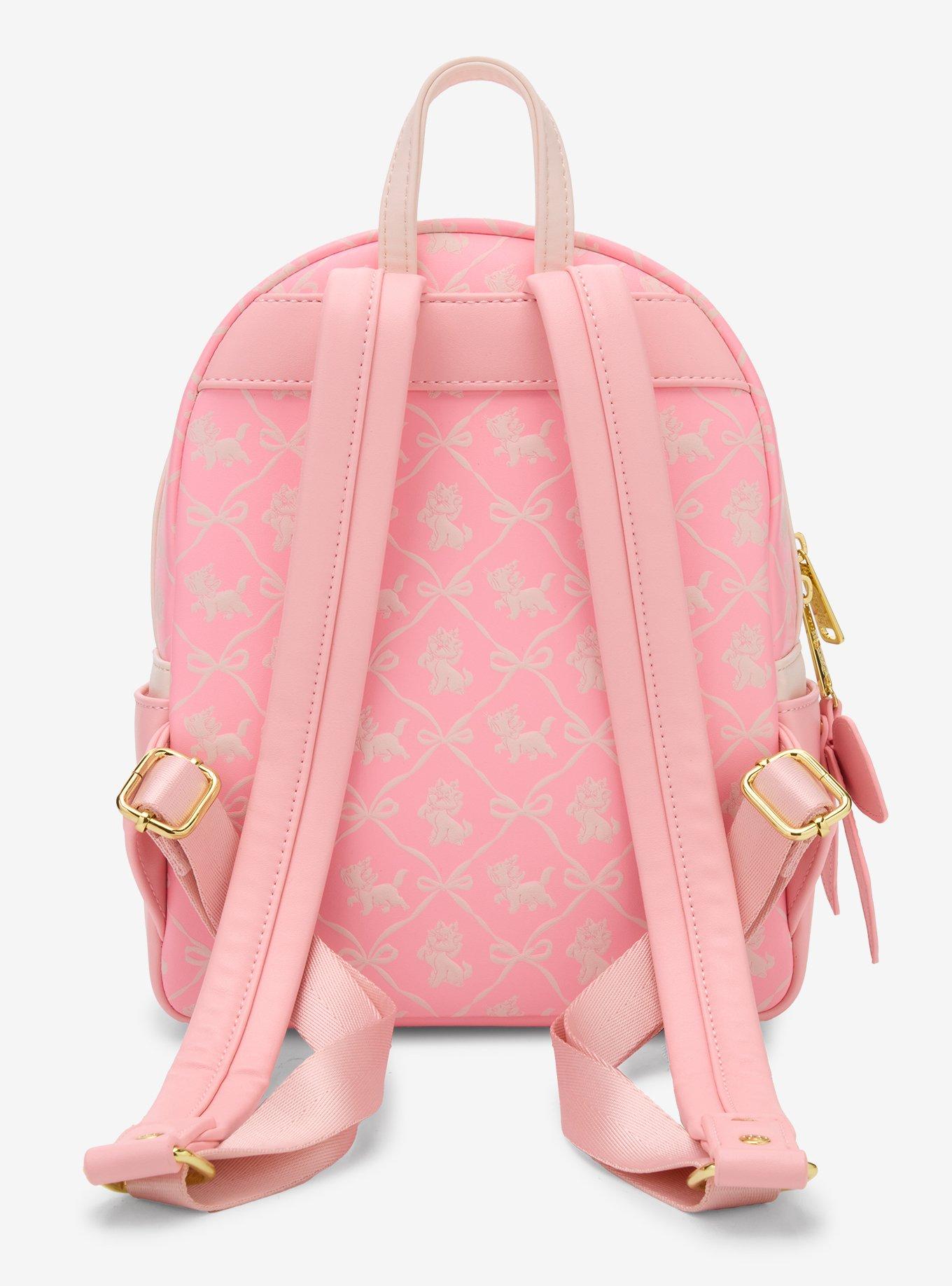 Loungefly Disney The Aristocats Marie Bows Allover Print Mini Backpack - BoxLunch Exclusive