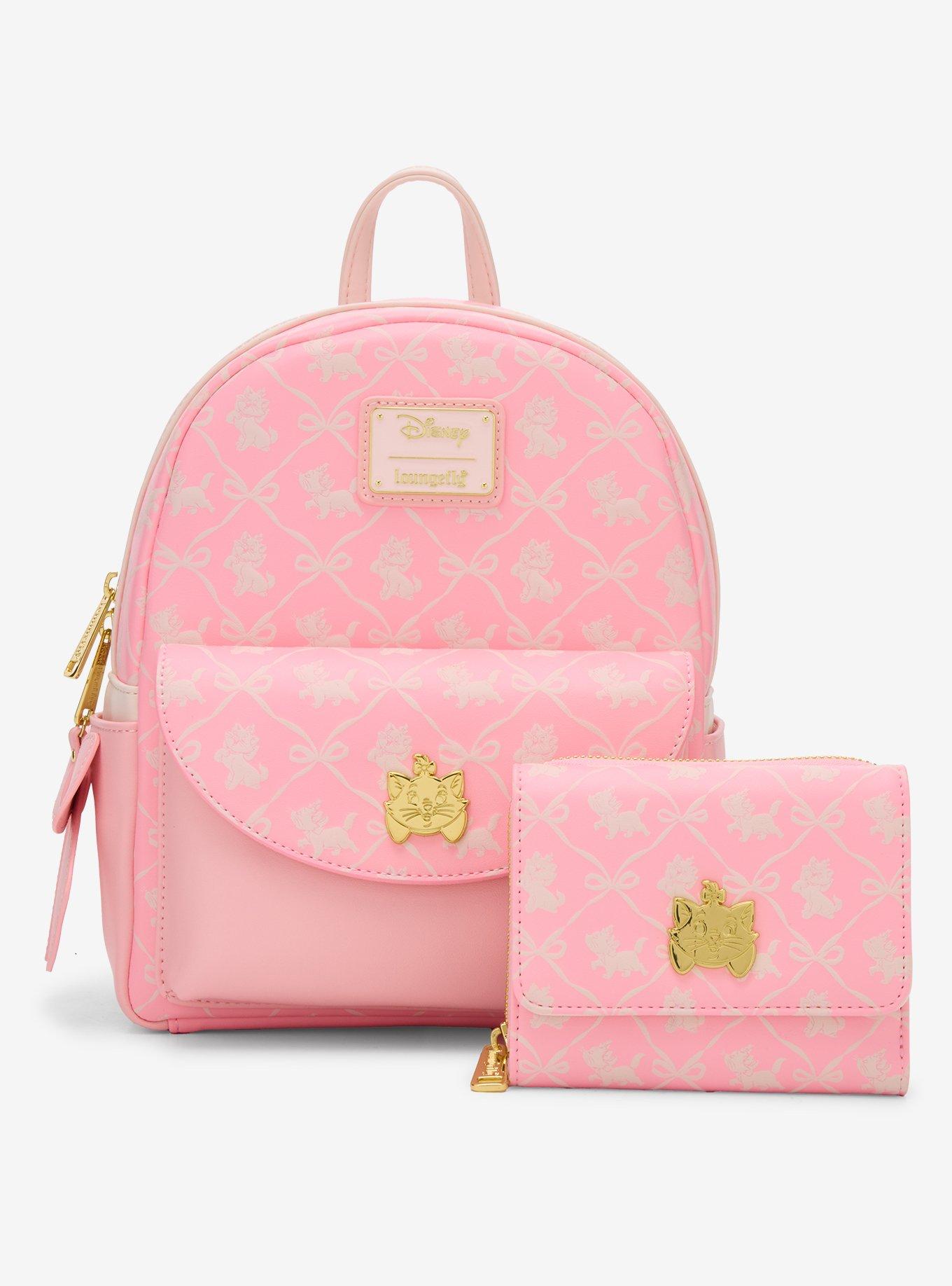 Loungefly Disney The Aristocats Marie Bows Allover Print Mini Backpack - BoxLunch Exclusive