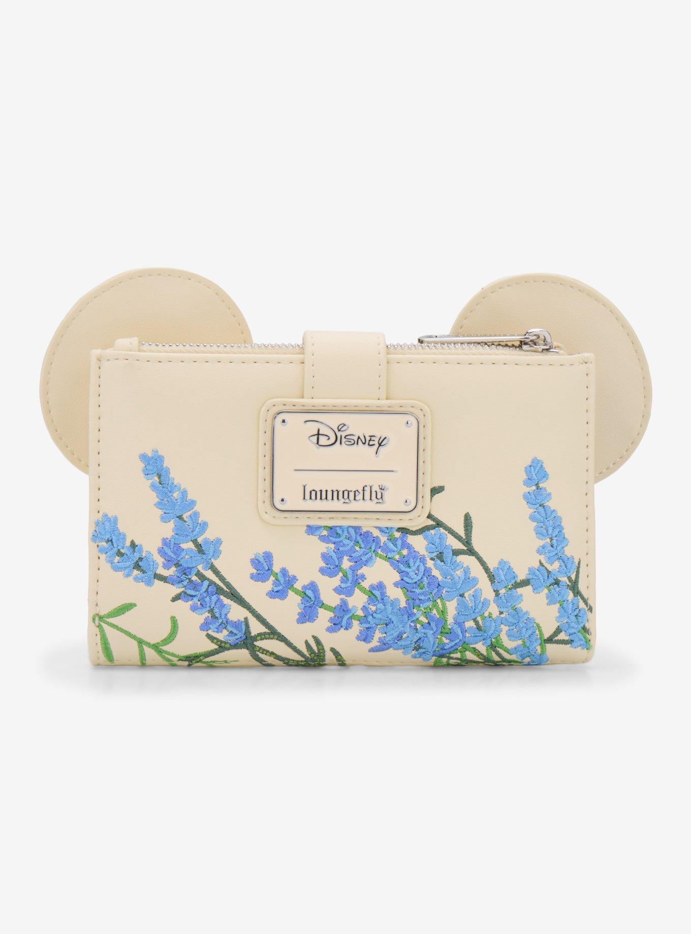 Loungefly Disney Minnie Mouse Blue Floral Wallet &mdash; BoxLunch Exclusive, , alternate