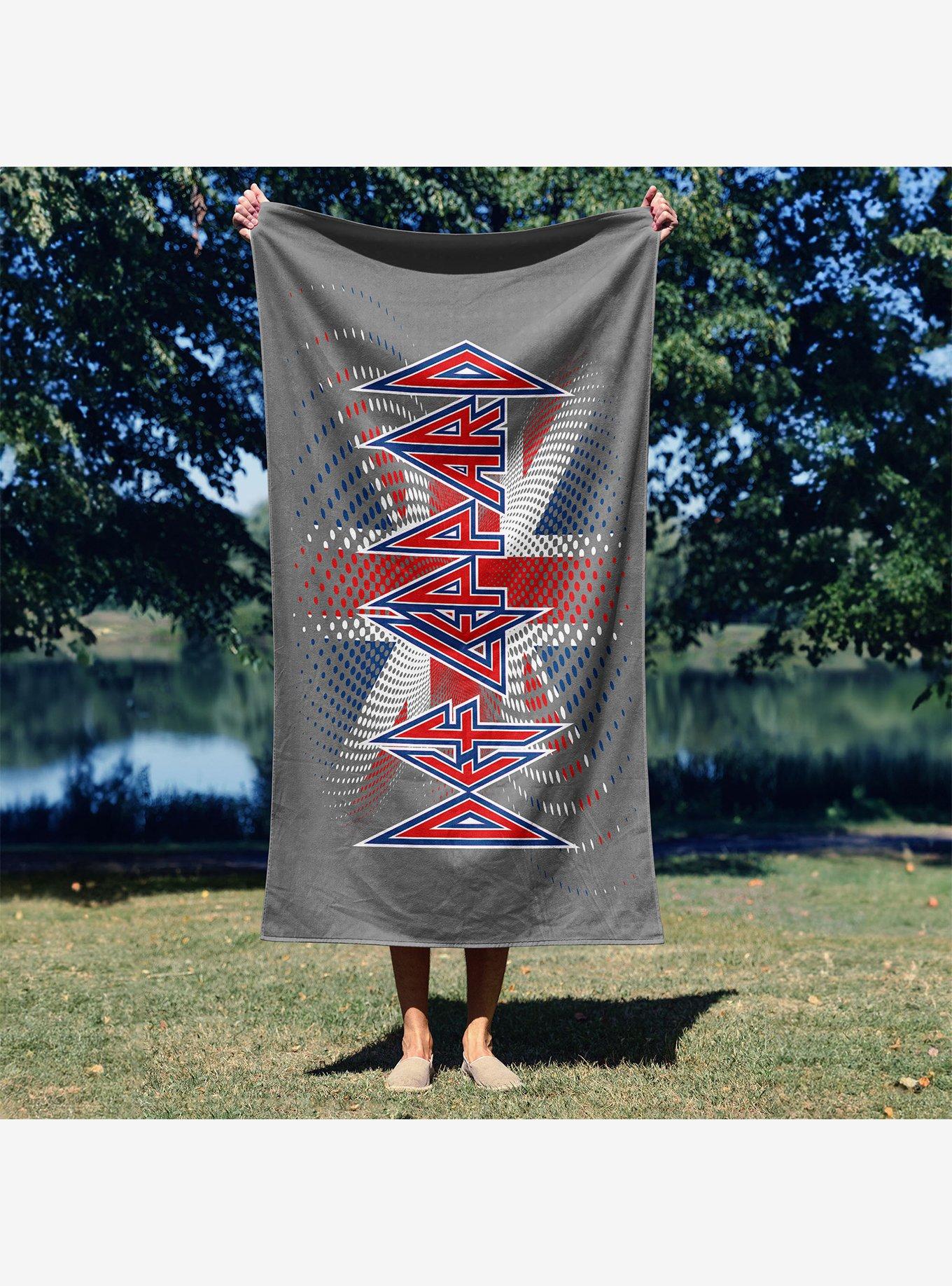 Def Leppard Dots 2 Dots Beach Towel, , alternate