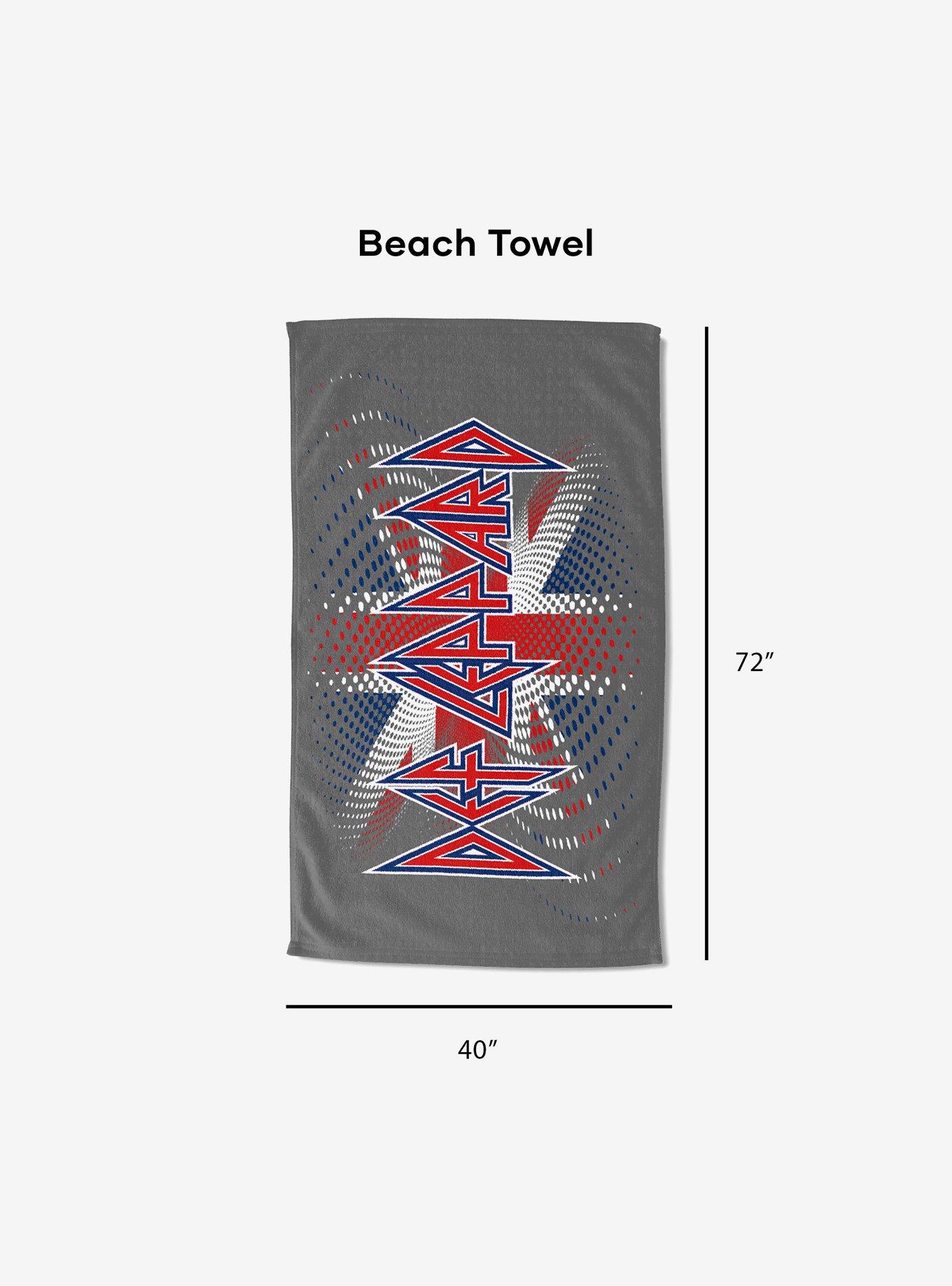 Def Leppard Dots 2 Dots Beach Towel, , alternate
