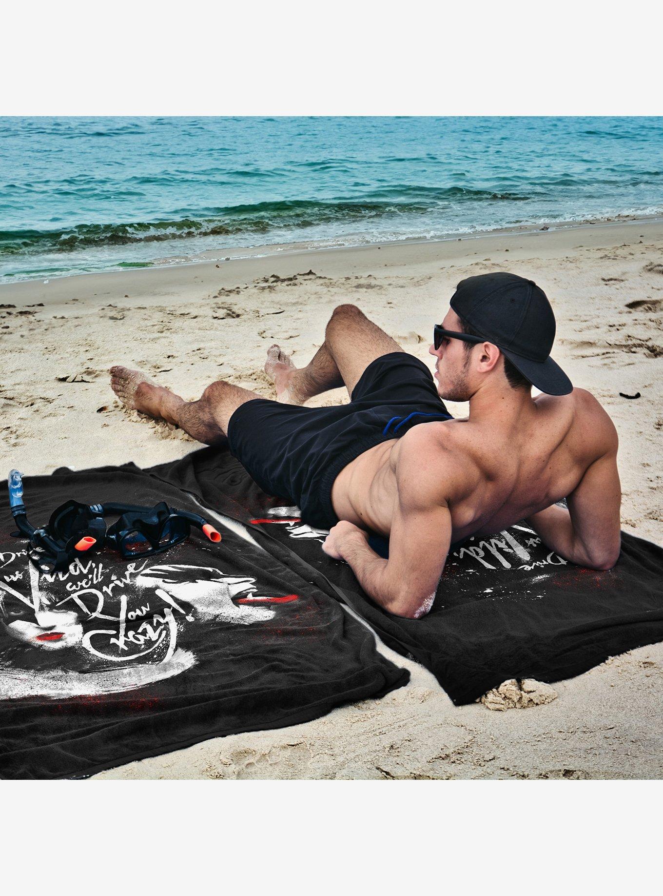 KISS Will Drive You Crazy Beach Towel, , hi-res