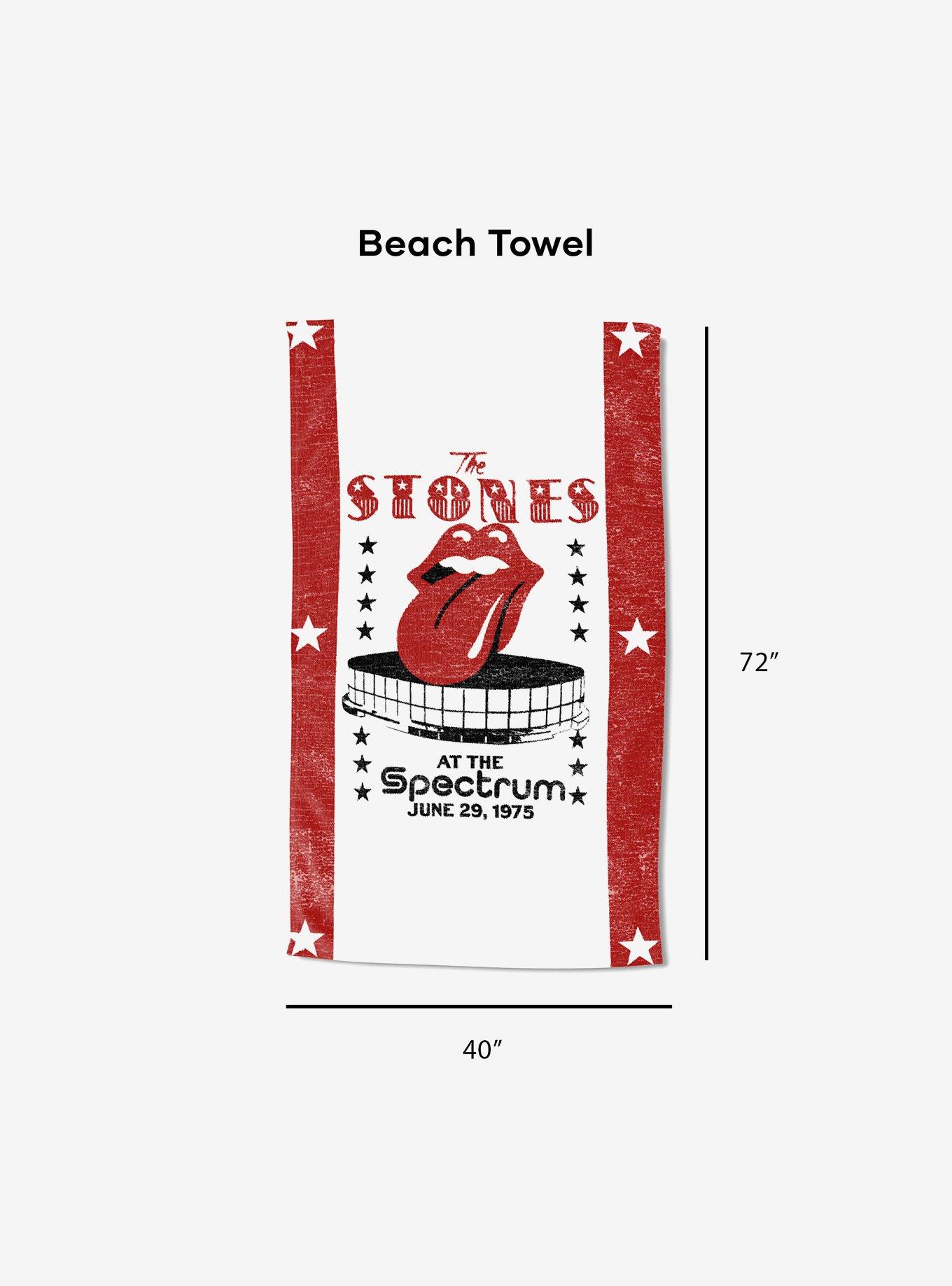 The Rolling Stones 1975 Spectrum Beach Towel, , alternate