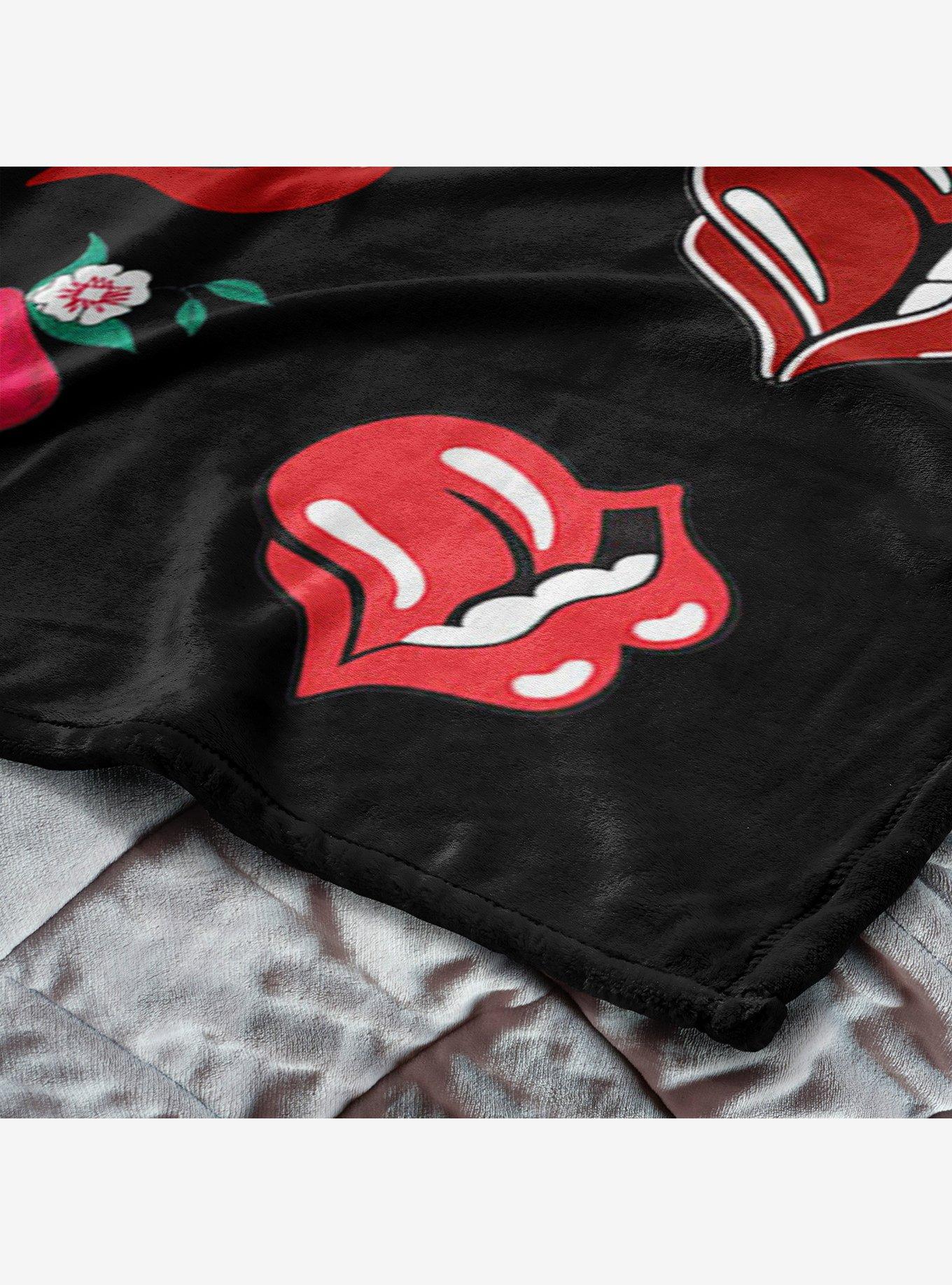 The Rolling Stones Tongue History Silk Touch Throw Blanket, , alternate