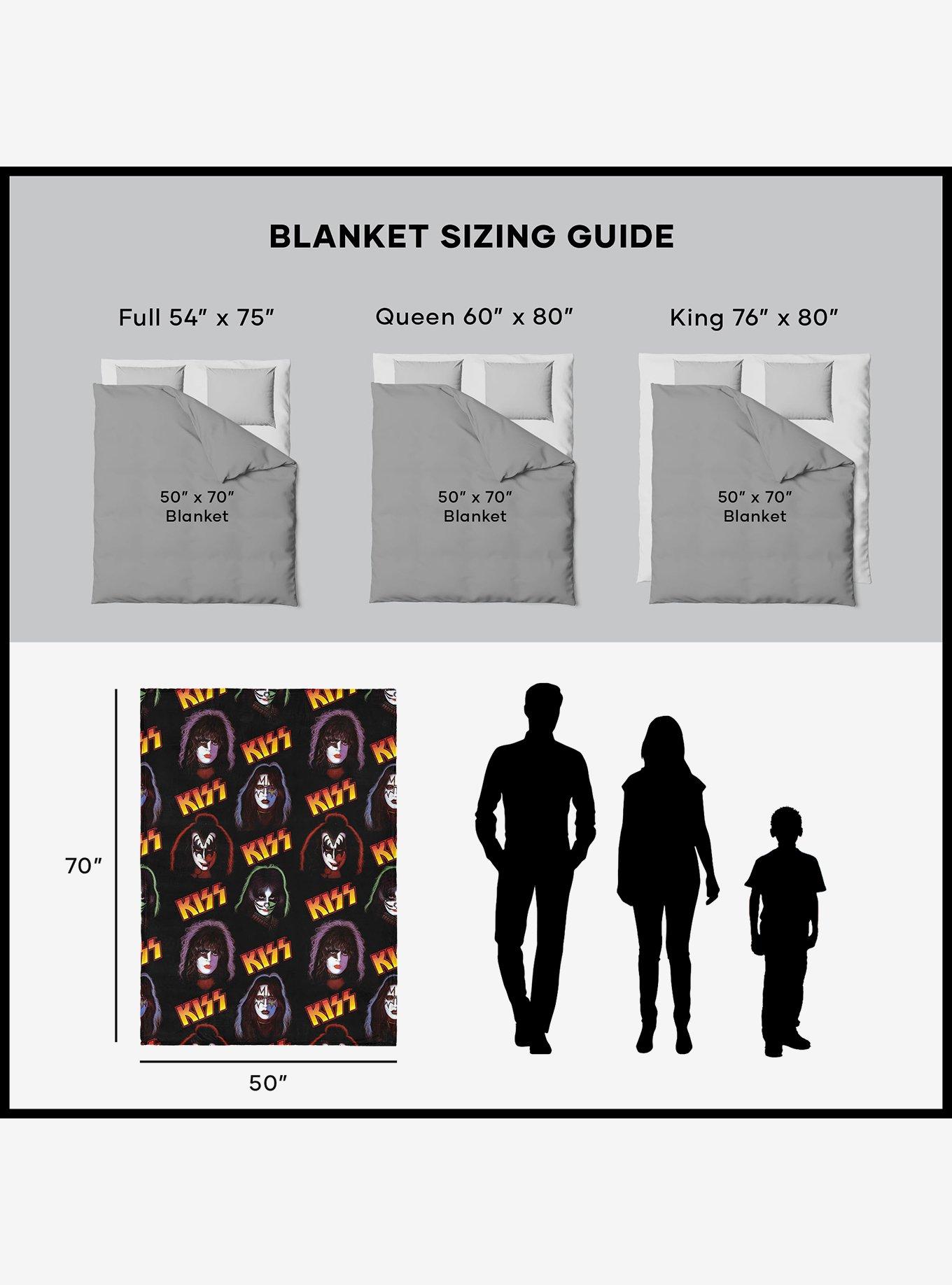 KISS Portraits Silk Touch Throw Blanket, , alternate