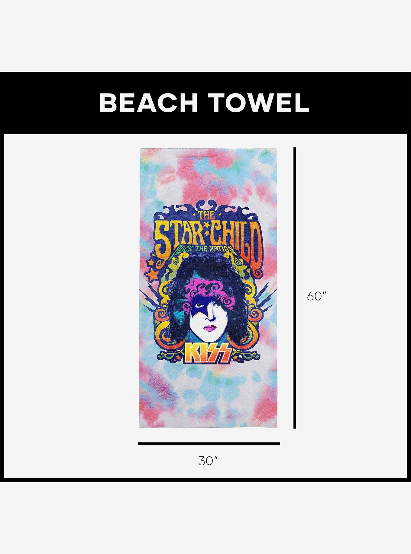 KISS The Star Child Microfiber Beach Towel, , alternate