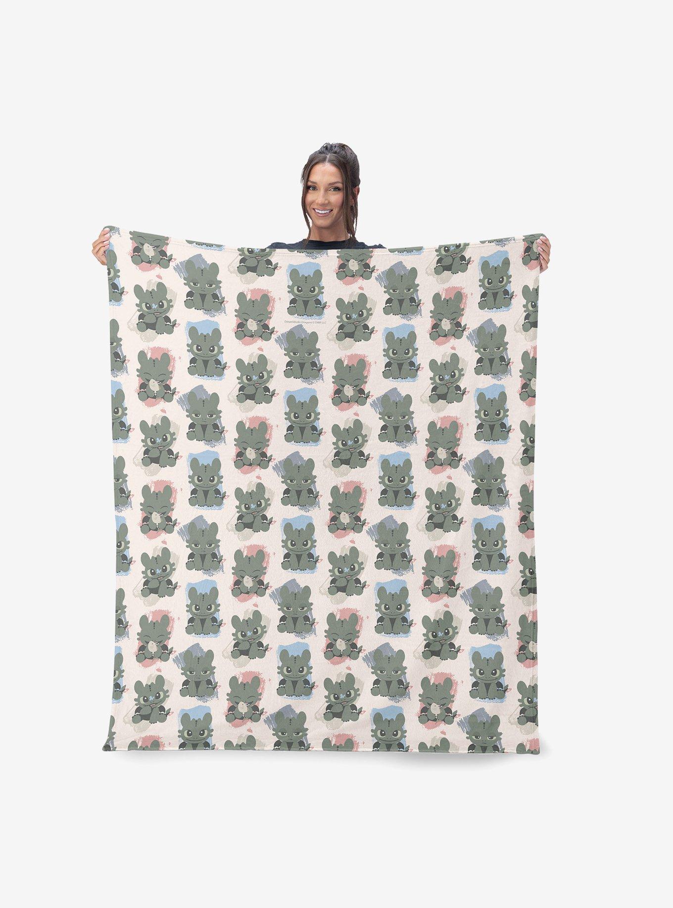 How to Train Your Dragon Many Emotions 60x80" Silk Touch Throw Blanket, , hi-res