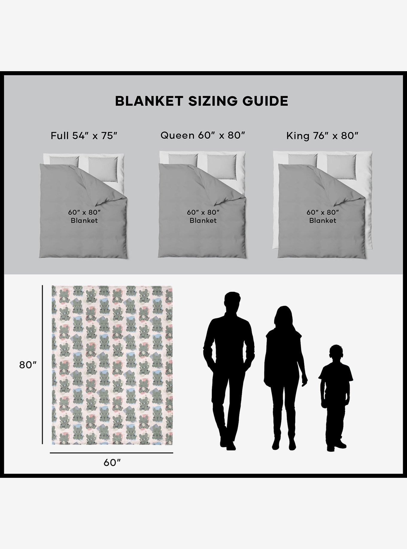 How to Train Your Dragon Many Emotions 60x80" Silk Touch Throw Blanket, , alternate