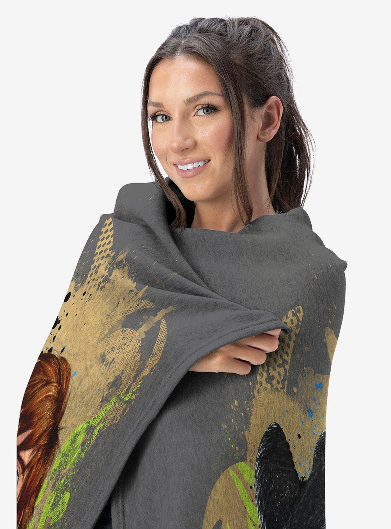 How to Train Your Dragon Follow My Lead 60x80" Silk Touch Throw Blanket, , alternate