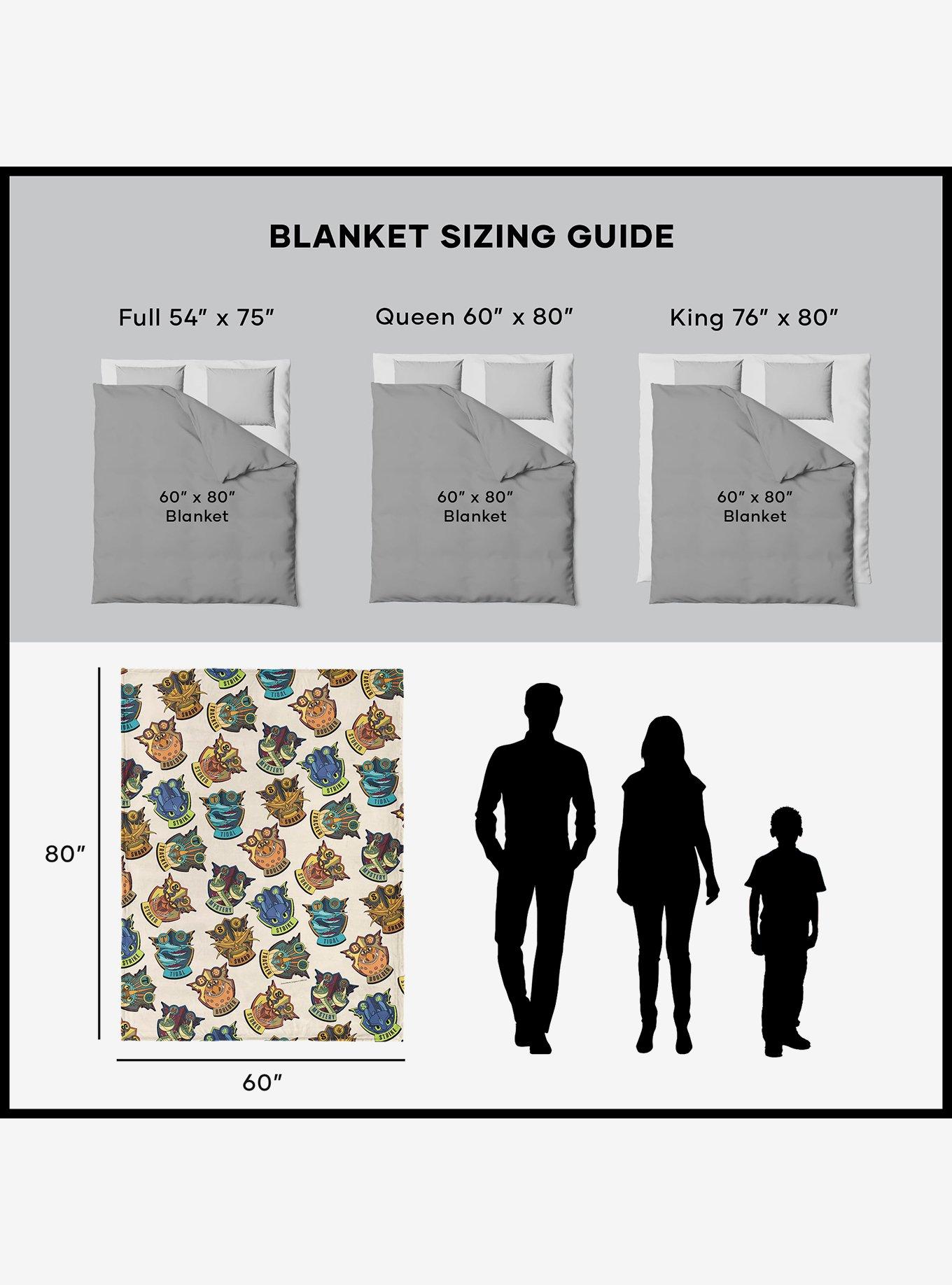 How to Train Your Dragon Badges 60x80" Silk Touch Throw Blanket, , alternate