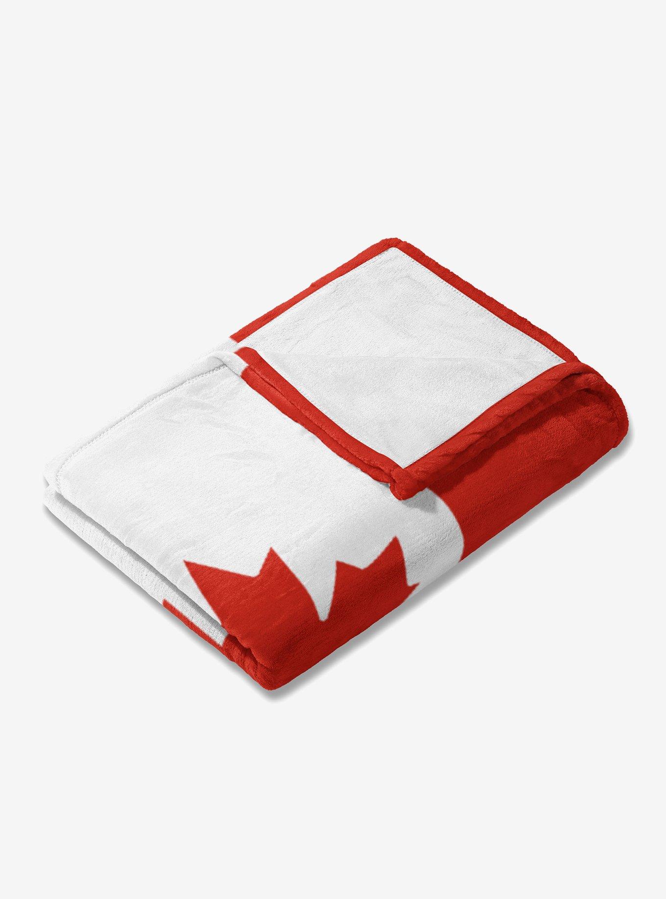 Canada Flag Silk Touch Throw Blanket, , alternate
