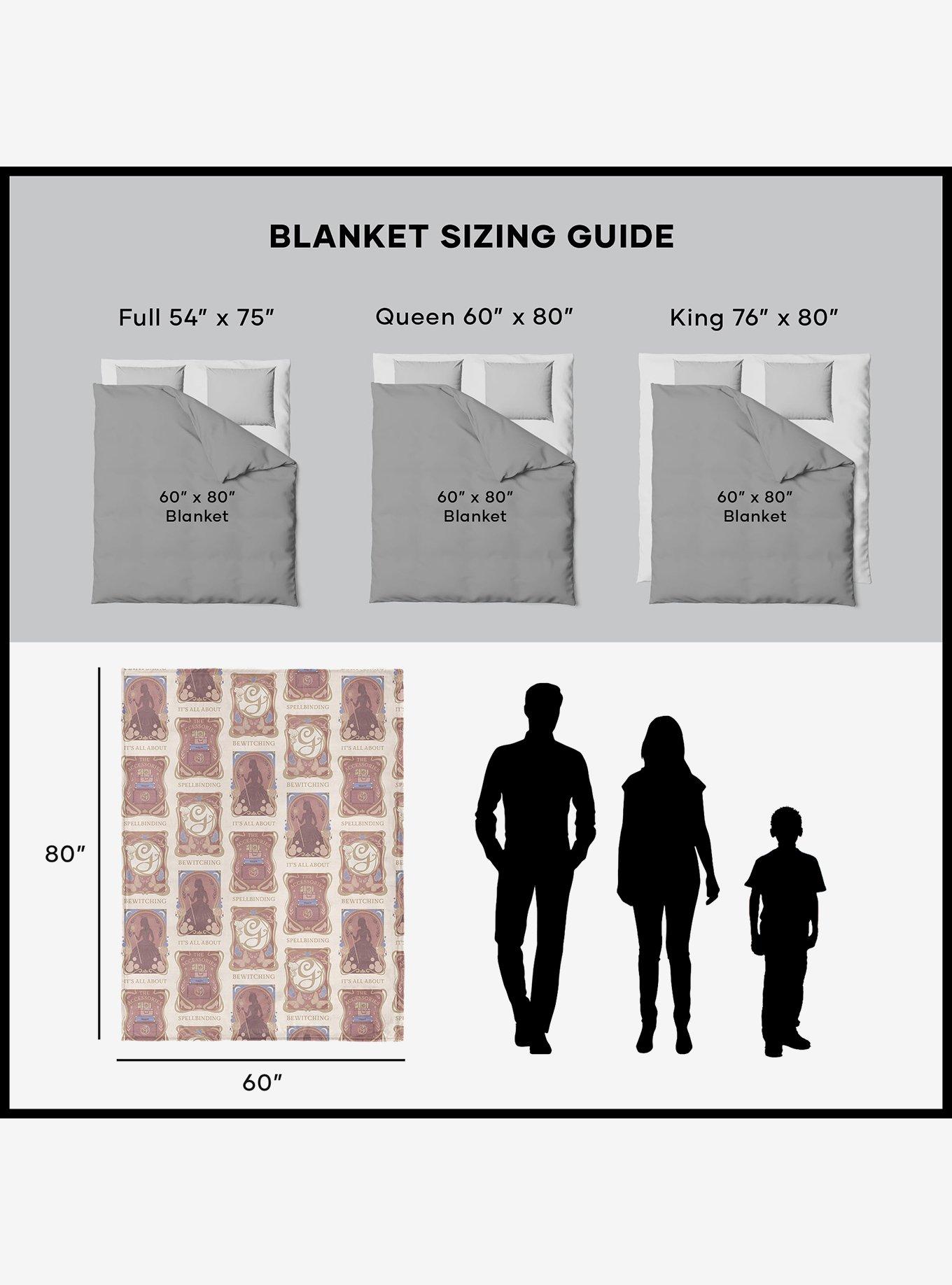 Wicked It's All About 60x80" Silk Touch Throw Blanket, , alternate