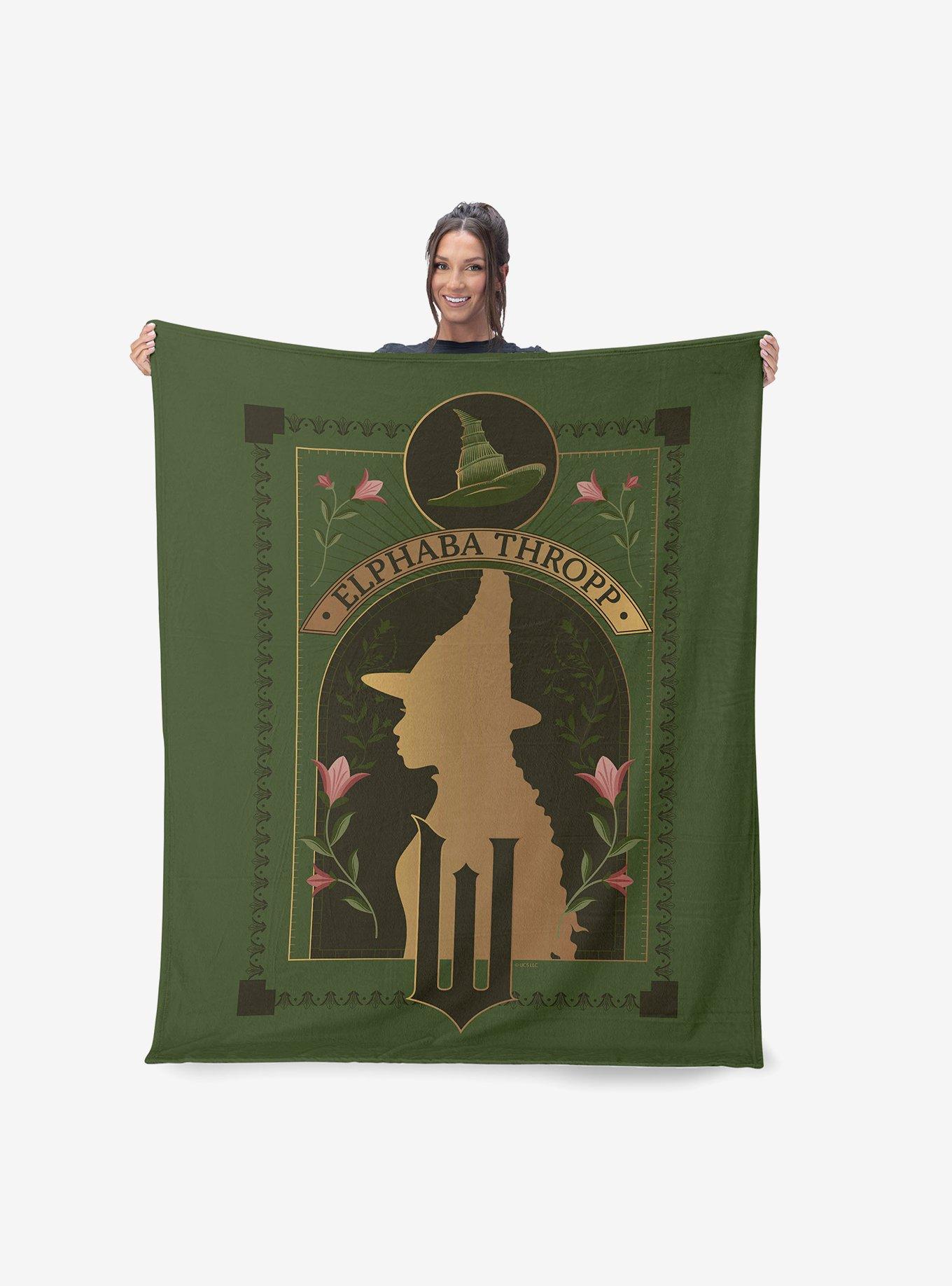 Wicked Elphaba Thropp 60x80" Silk Touch Throw Blanket, , hi-res