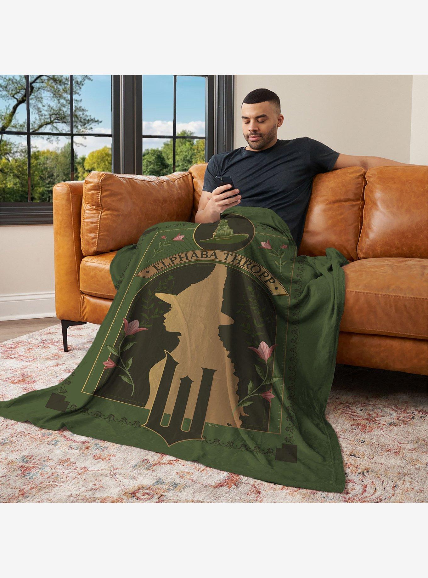 Wicked Elphaba Thropp 60x80" Silk Touch Throw Blanket, , alternate