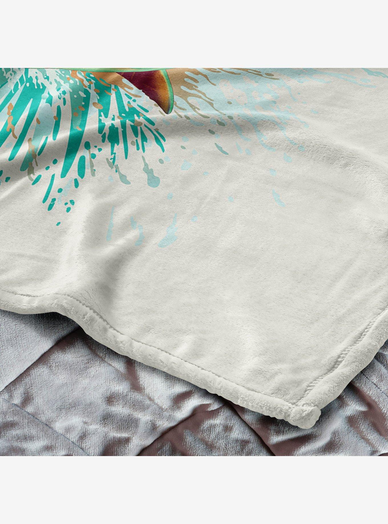 Jaws Shark Splash 60x80" Silk Touch Throw Blanket, , alternate