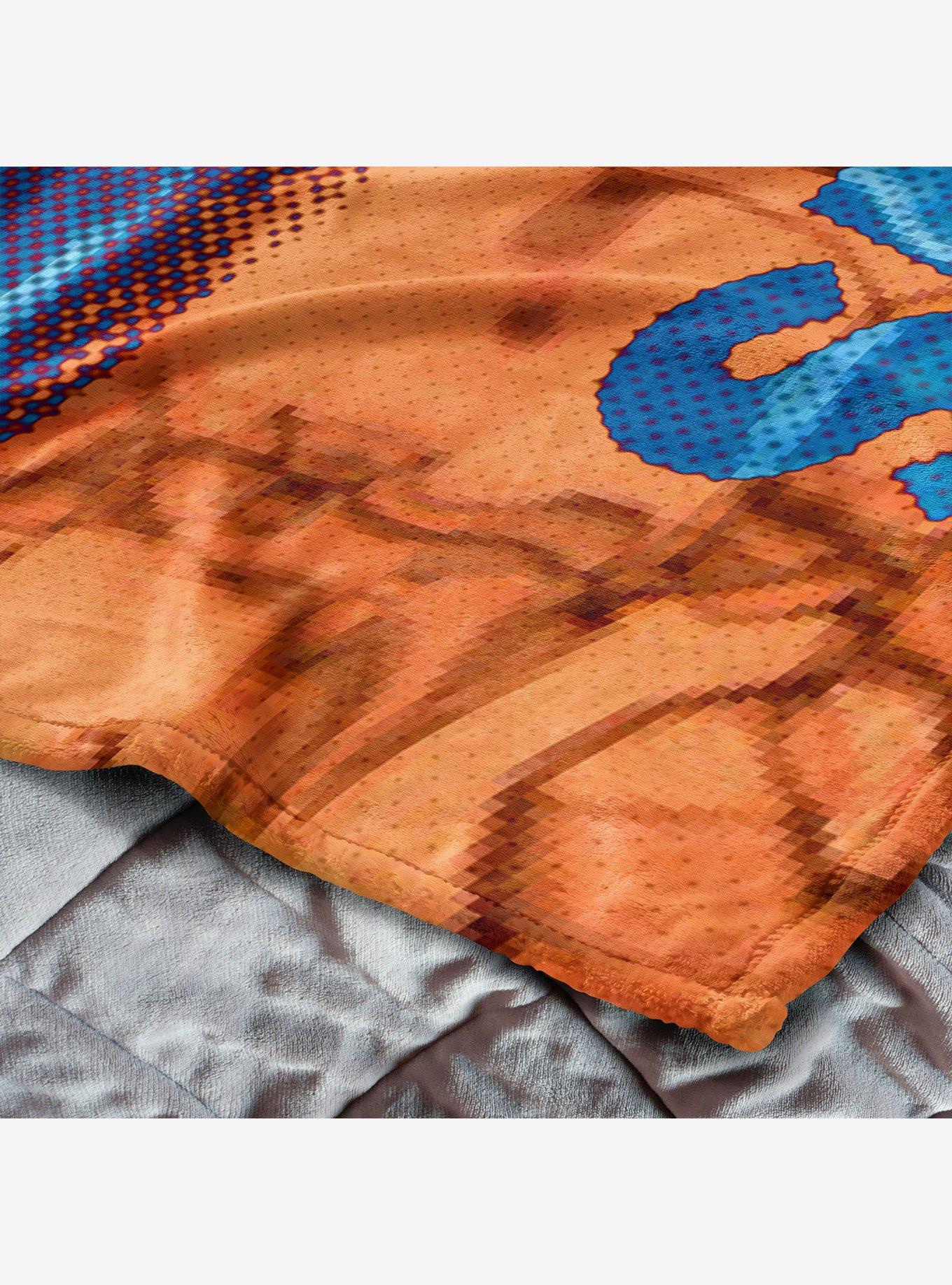 Jaws Neon Poster 60x80" Silk Touch Throw Blanket, , alternate