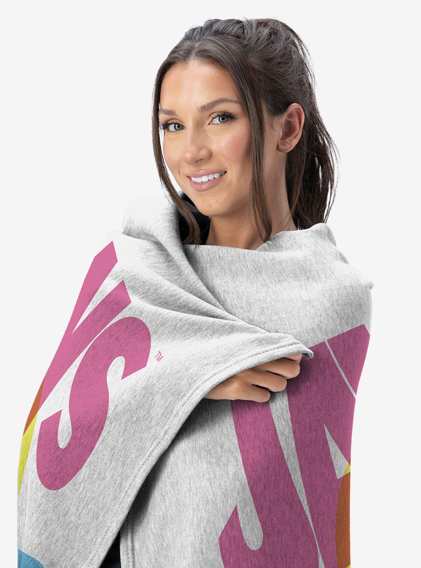 Jaws CMYK Poster 60x80" Silk Touch Throw Blanket, , alternate