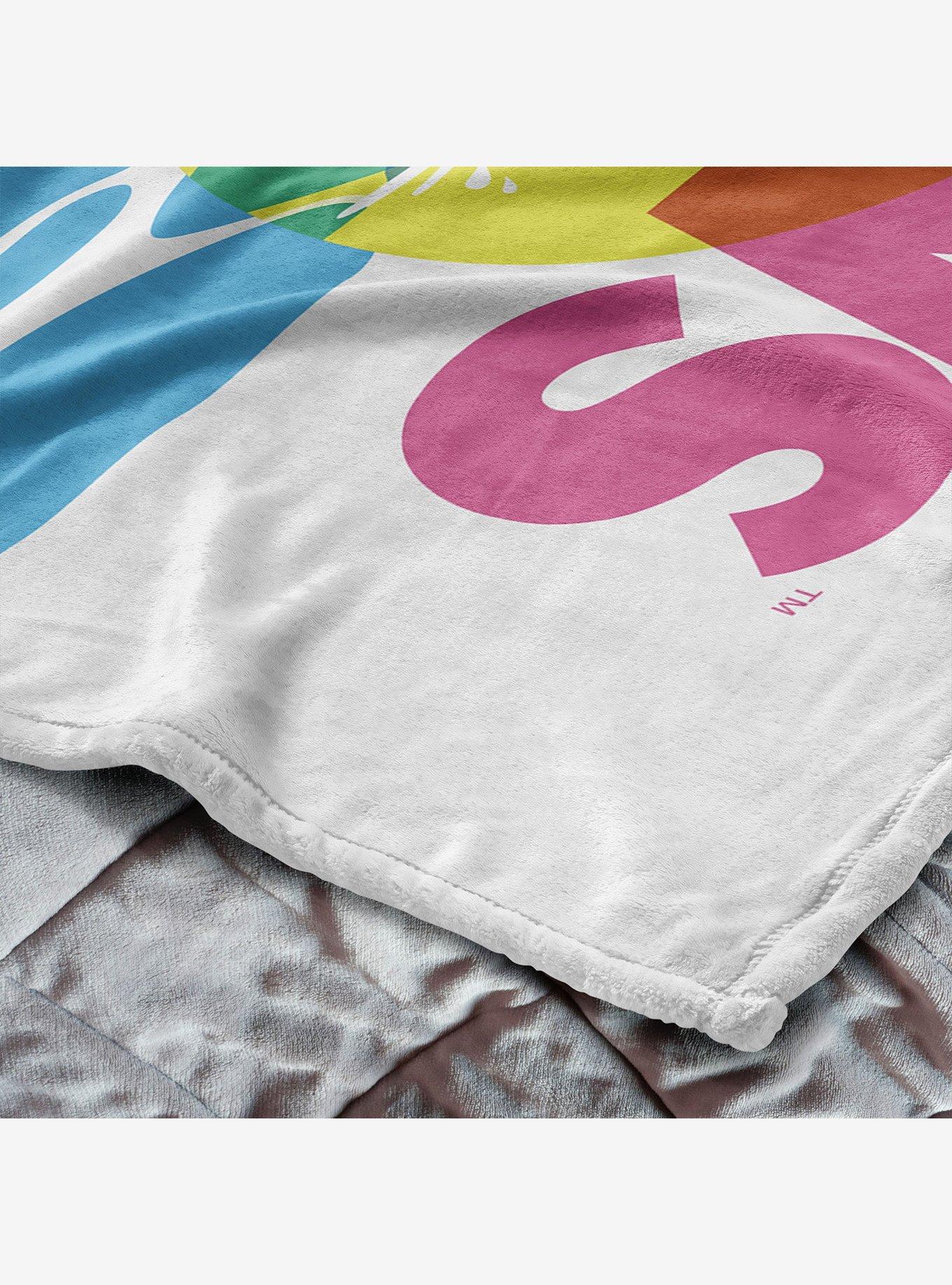Jaws CMYK Poster 60x80" Silk Touch Throw Blanket, , alternate