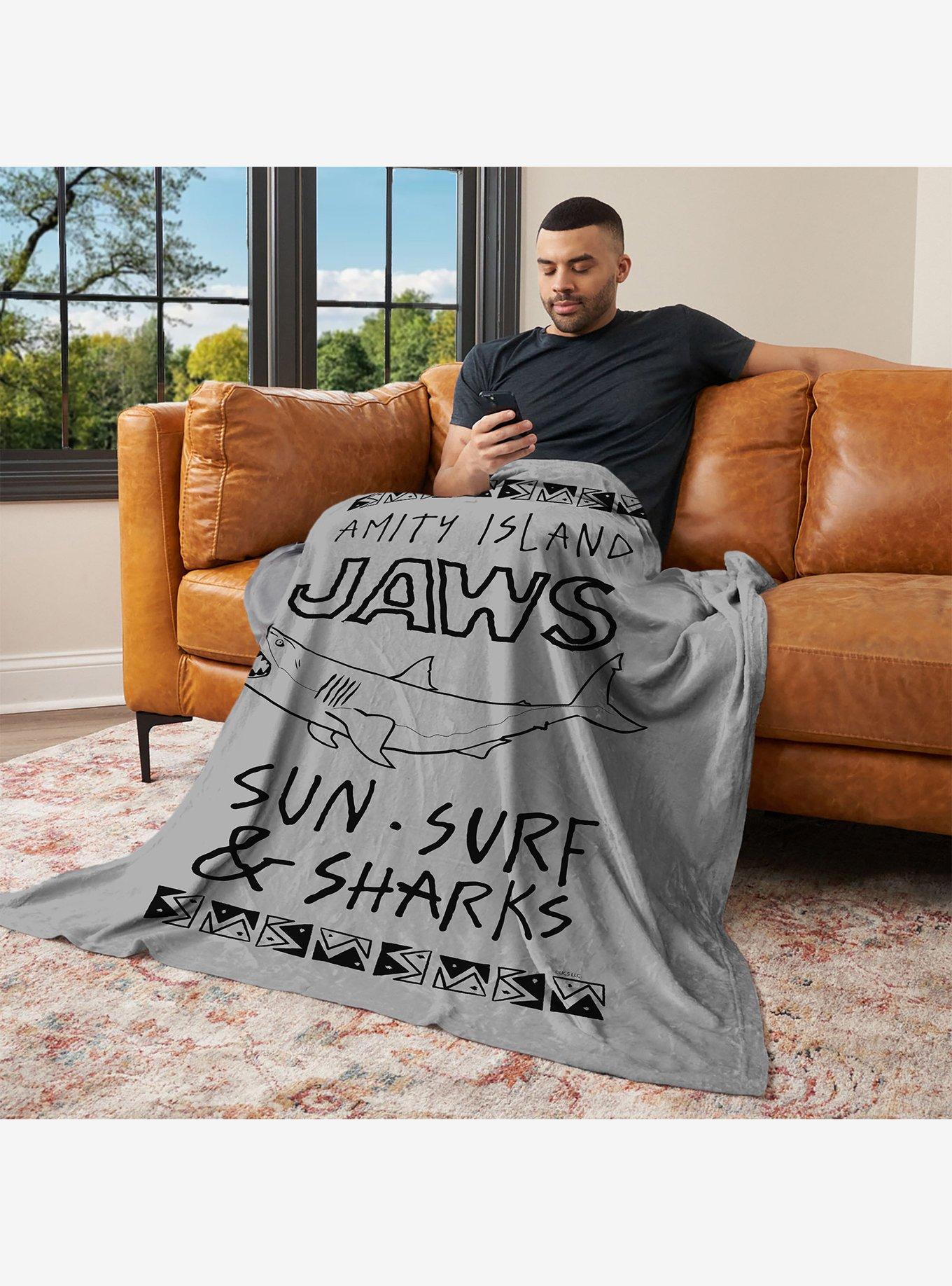 Jaws Amity Island 60x80" Silk Touch Throw Blanket, , alternate