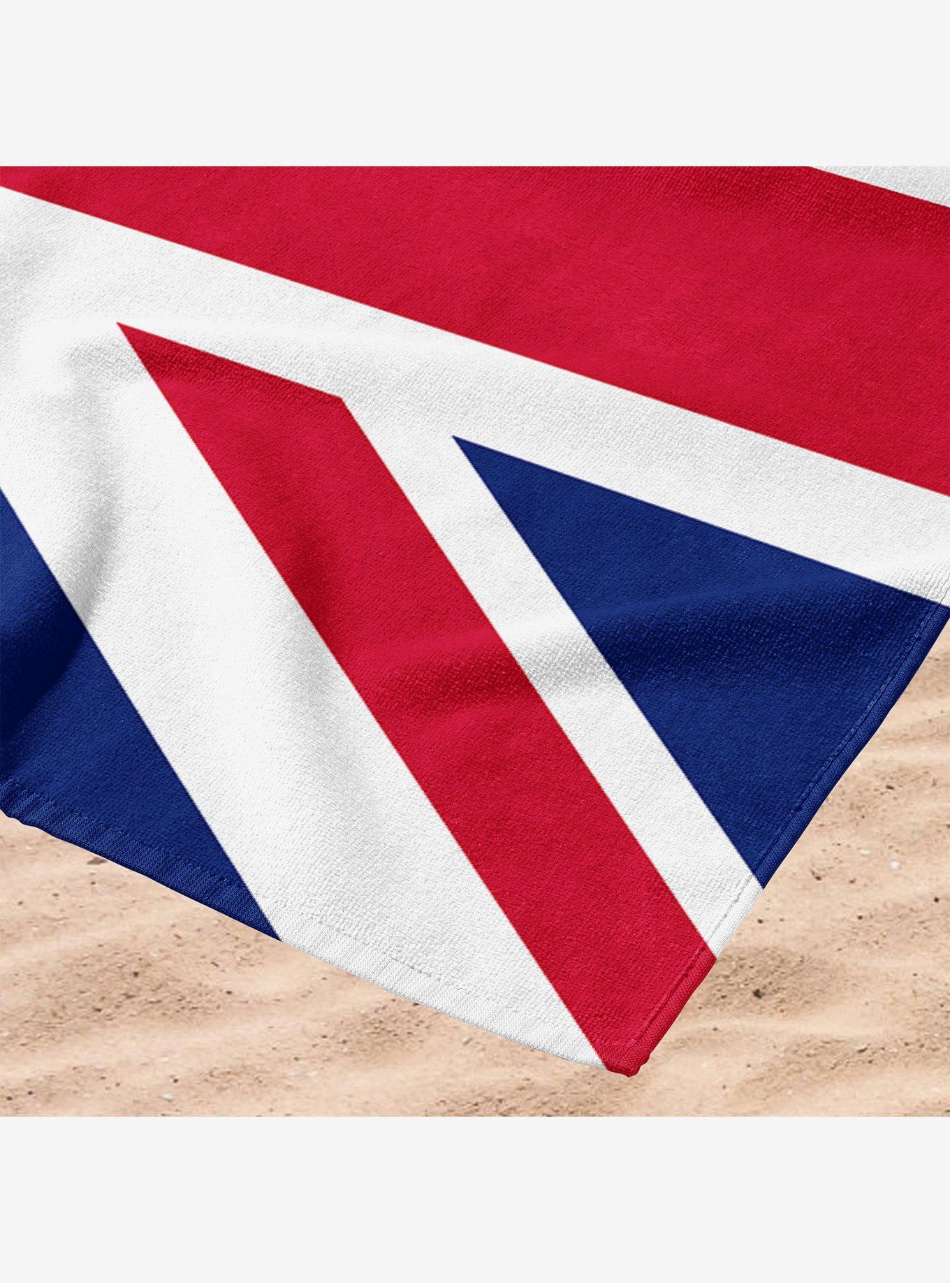 England Flag Beach Towel, , alternate