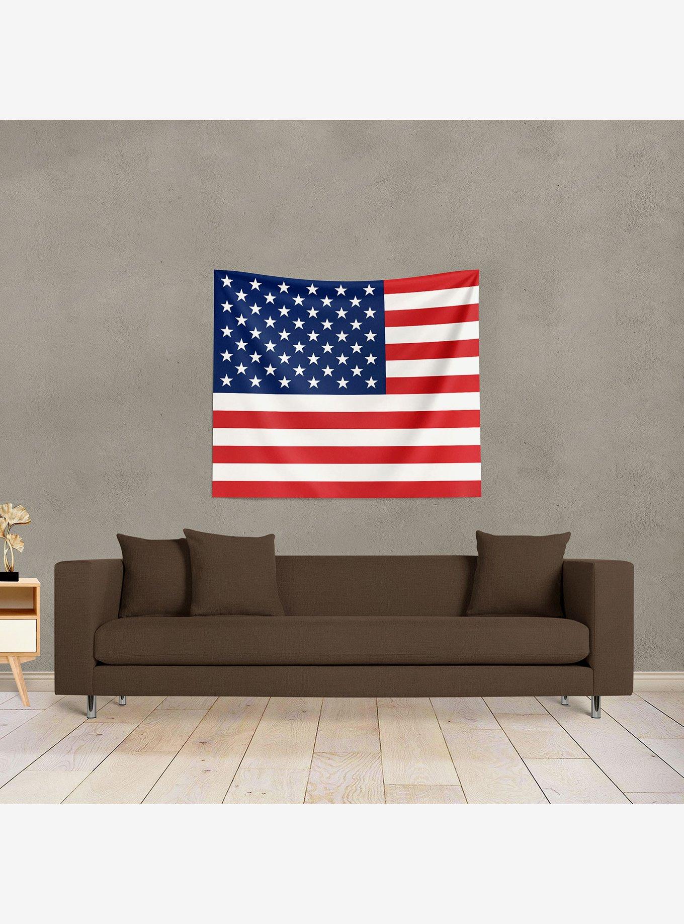 USA Flag 34x40" Wall Hanging, , alternate