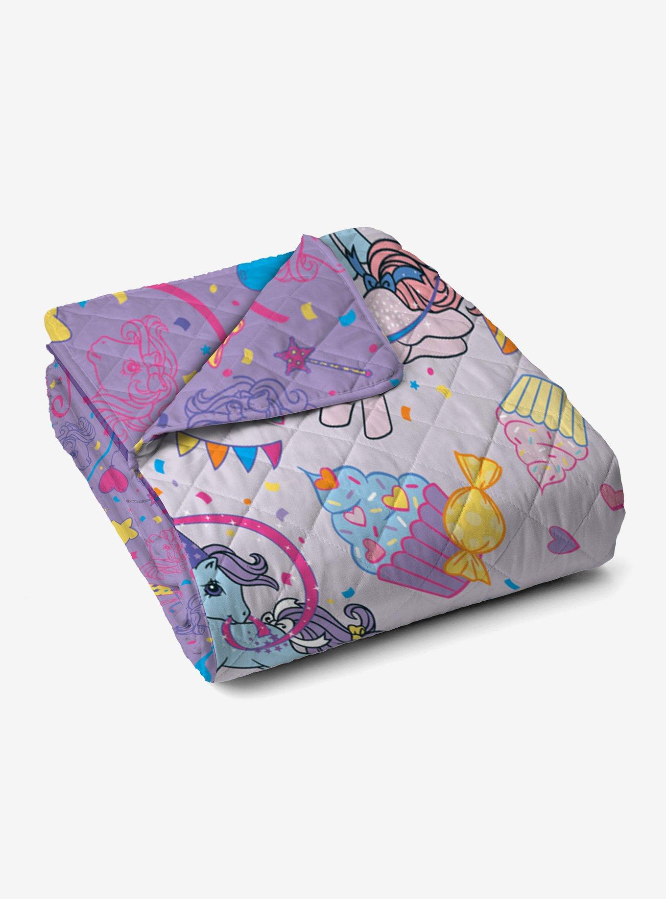 My Little Pony Party Quilted Throw Blanket, , alternate